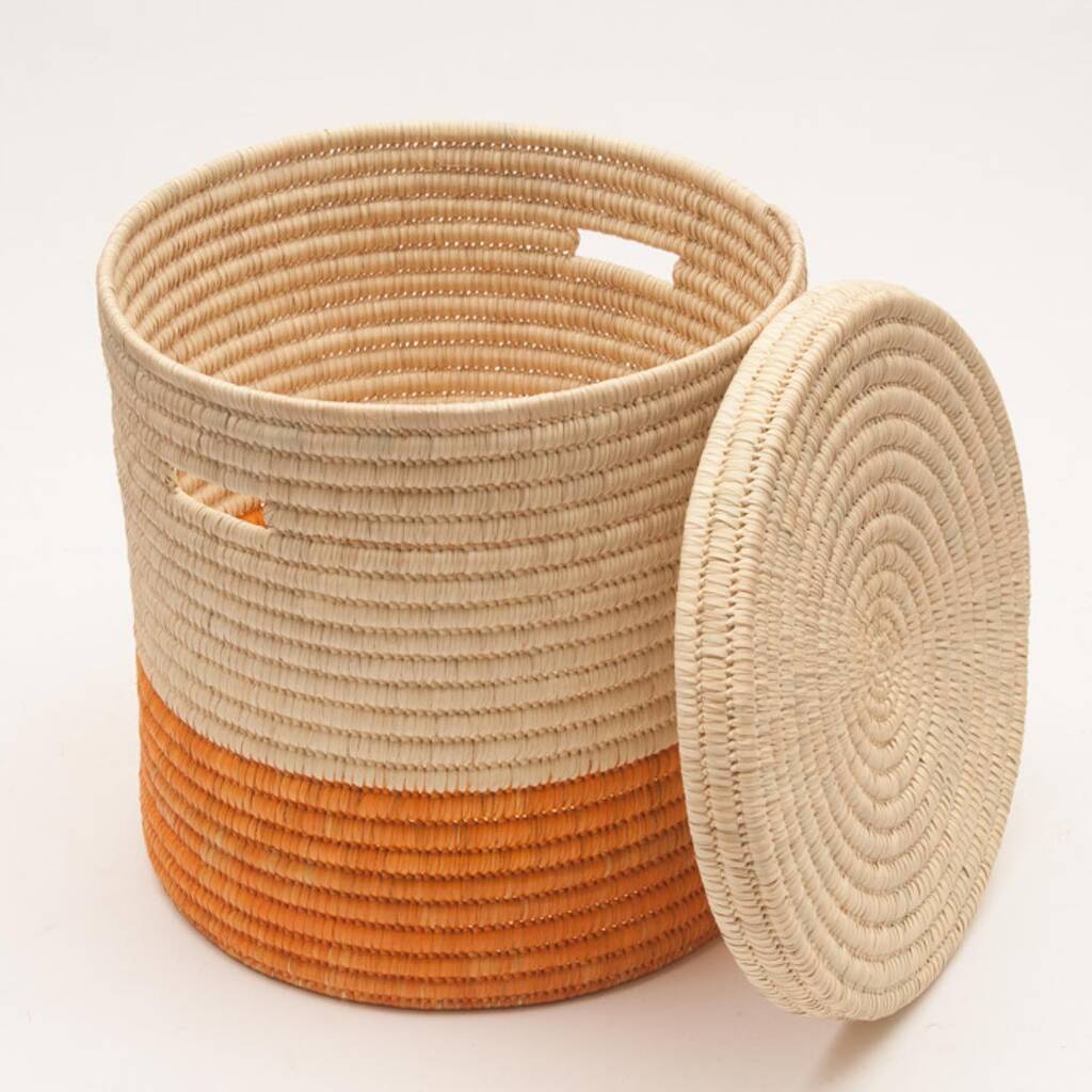African Storange and Laundry Basket / Traditional African Basket