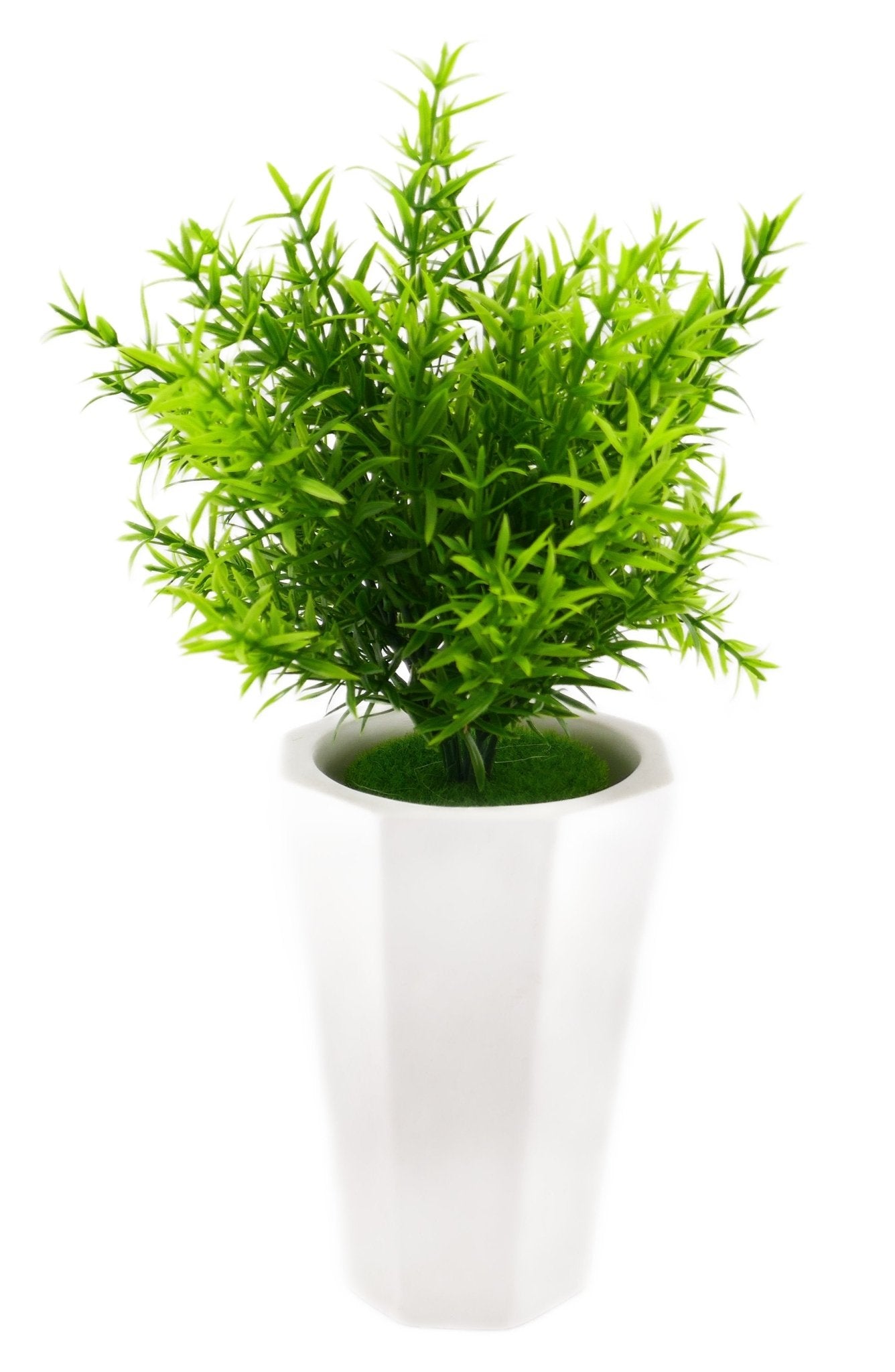 8 - sided Stone Vase hand made 15cm 1.2kg with Storycard - FriendlyTradingCo