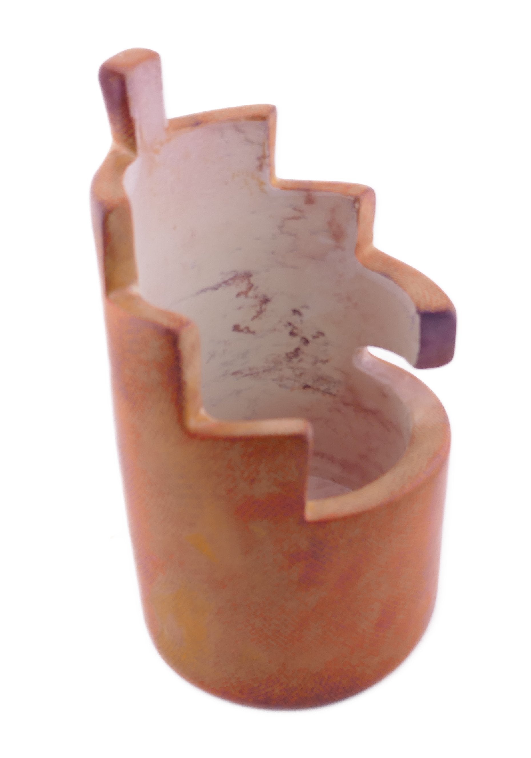 Stone Planter Castle Design // handmade 10cm with Storycard