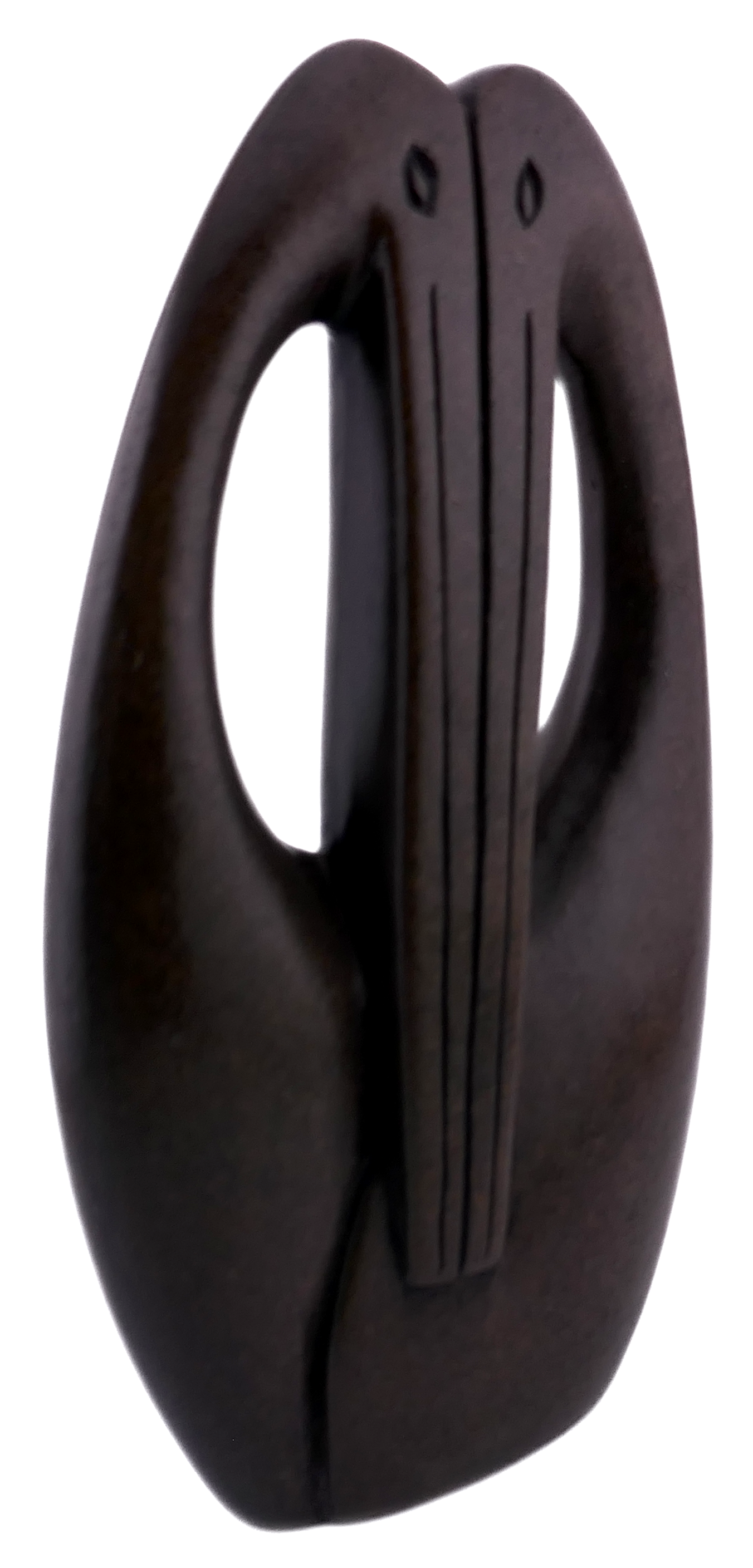 Sculpture d'oiseau calao africain Roi Lion du Zimbabwe 27 cm 3 kg Jardin Patio Véranda