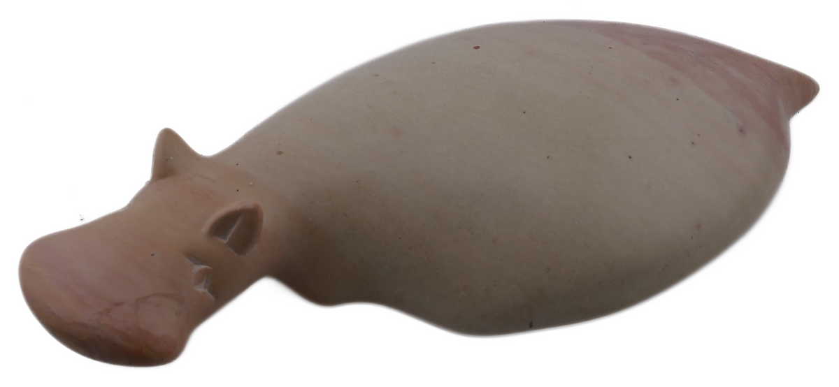 Sculpture de rhinocéros africain en pierre // 20, 10 ou 5 cm // Fabriqué à la main - avec storycard