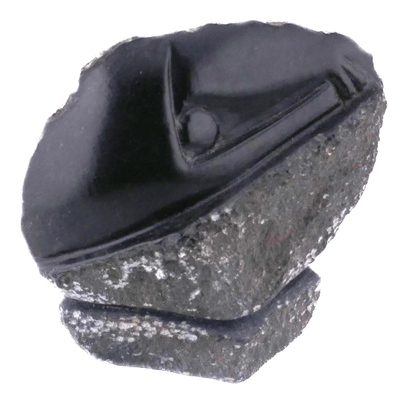 Abstract Face African Art Stone Sculpture 14 cm, 2kg by Zimbabwe Shona Artists // with Storycard - FriendlyTradingCo