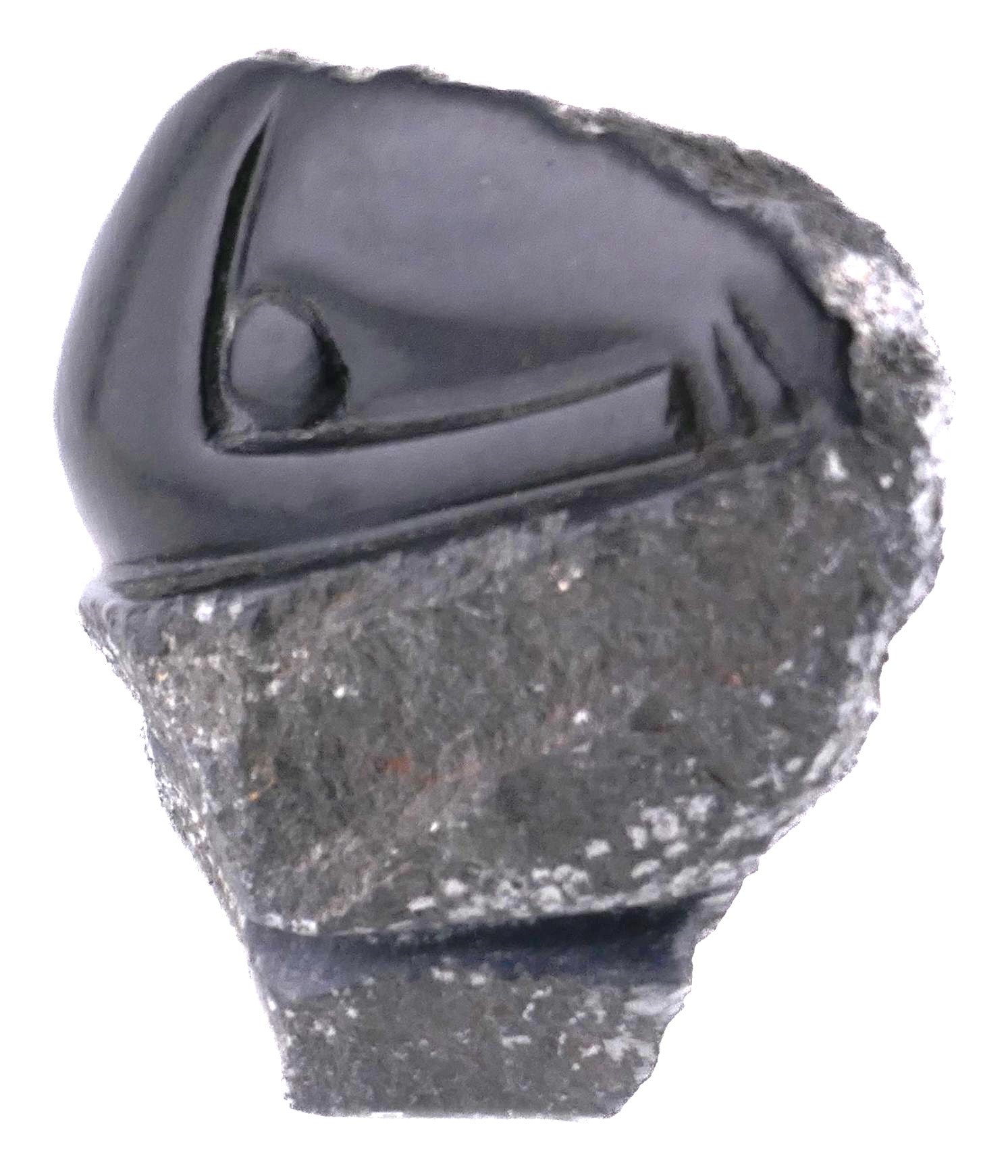 Abstract Face African Art Stone Sculpture 14 cm, 2kg by Zimbabwe Shona Artists // with Storycard - FriendlyTradingCo