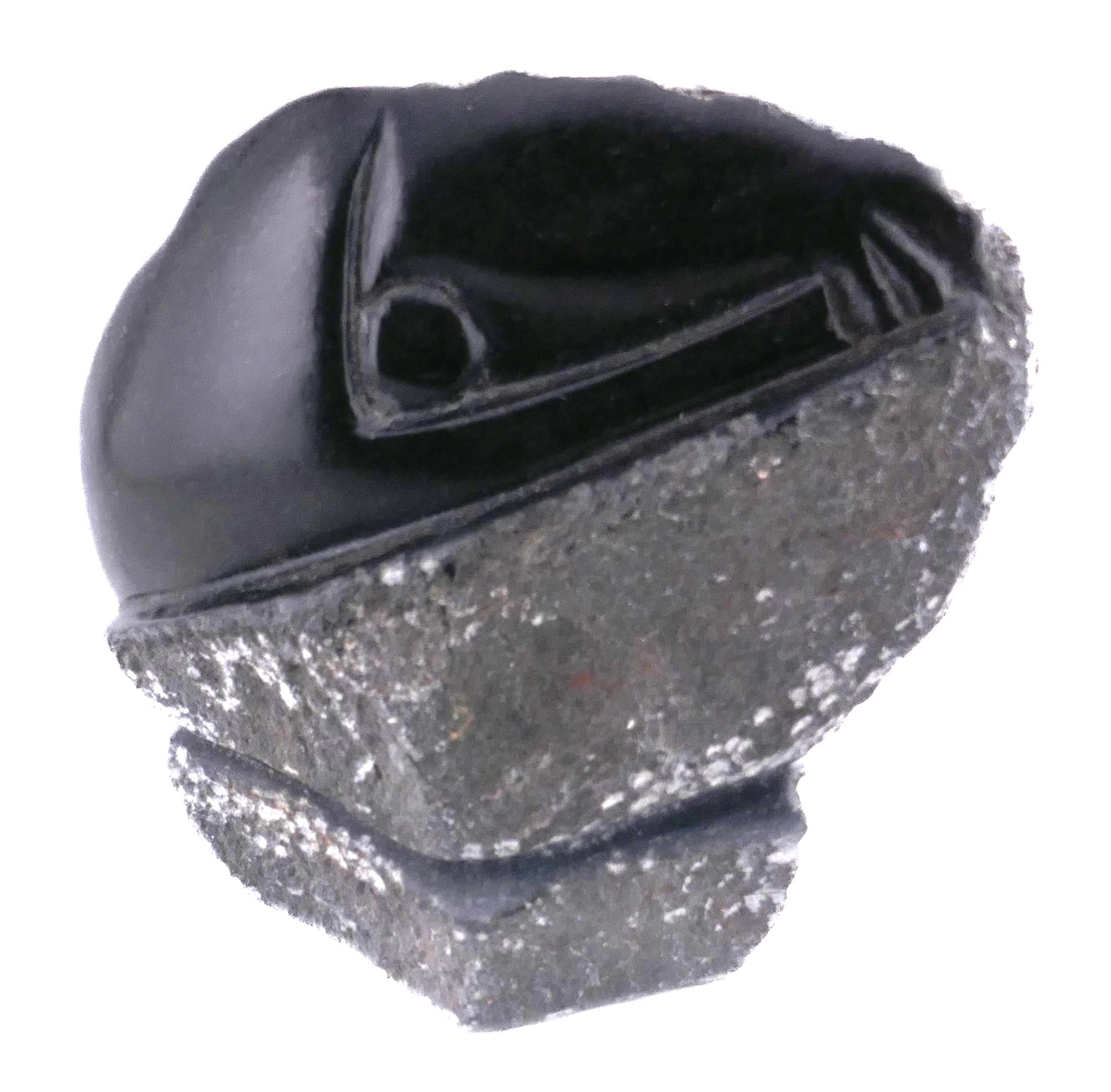 Abstract Face African Art Stone Sculpture 14 cm, 2kg by Zimbabwe Shona Artists // with Storycard - FriendlyTradingCo