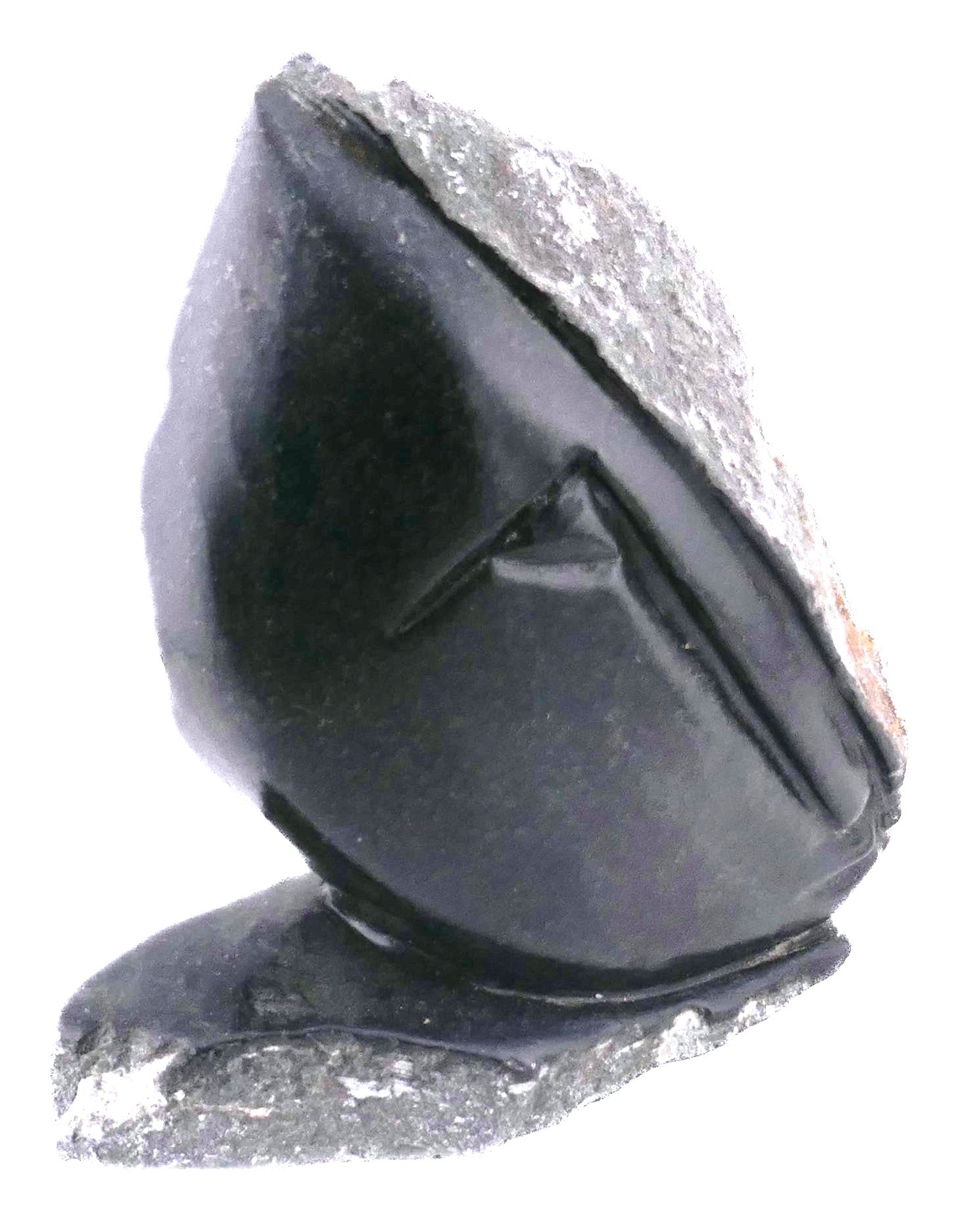 Abstract Face African Art Stone Sculpture // 15 cm, 2kg by Zimbabwe Shona Artists // with Storycard - FriendlyTradingCo