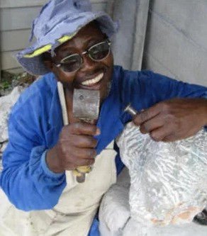 Abstract Wise Thinker African Art Serpentine Sculpture 15 cm by Zimbabwe Shona Artists // with Storycard - FriendlyTradingCo