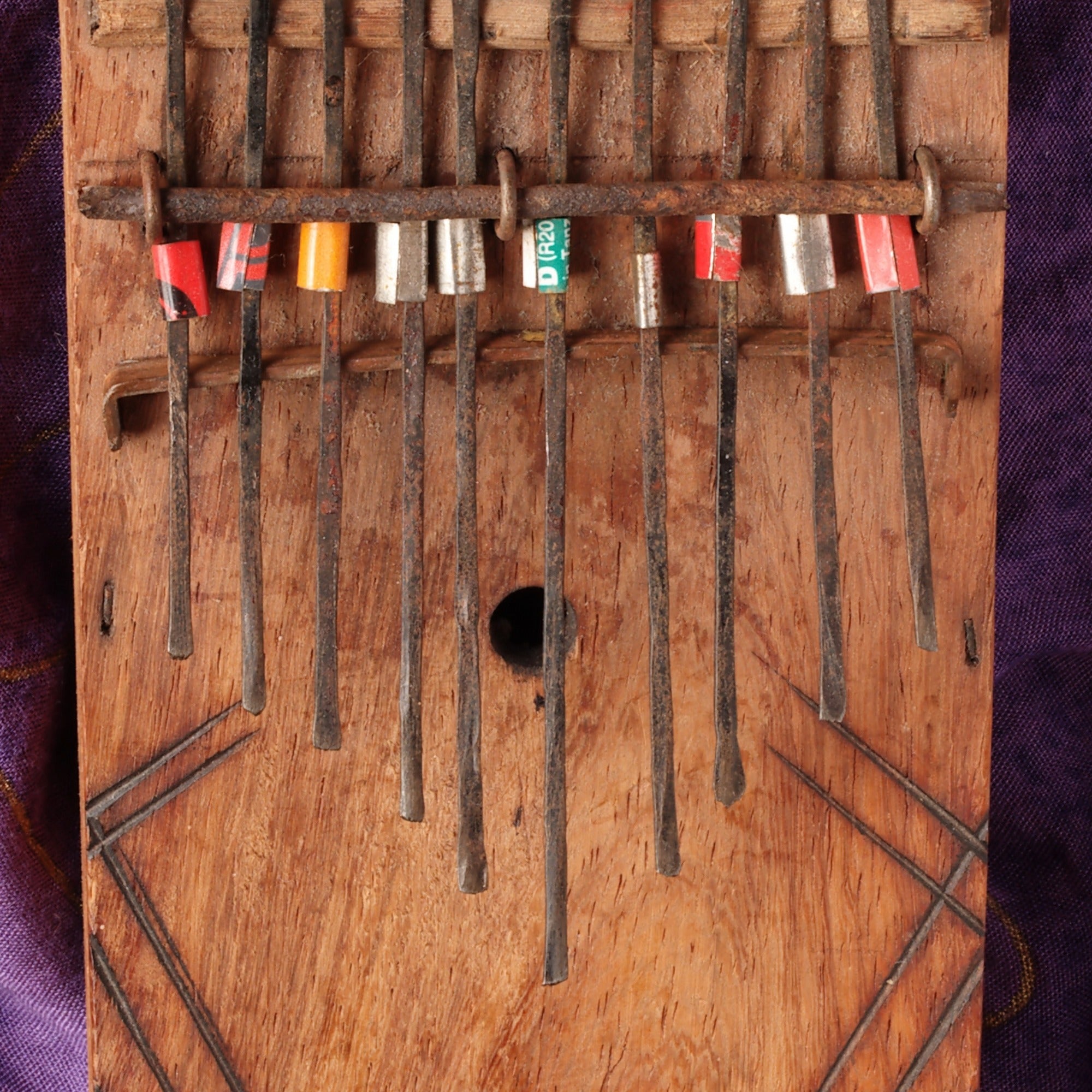 African 12 Note Thumb Piano Karimba Mbira Kalimba // Hand crafted Tell Stories with Music // with Storycard - FriendlyTradingCo