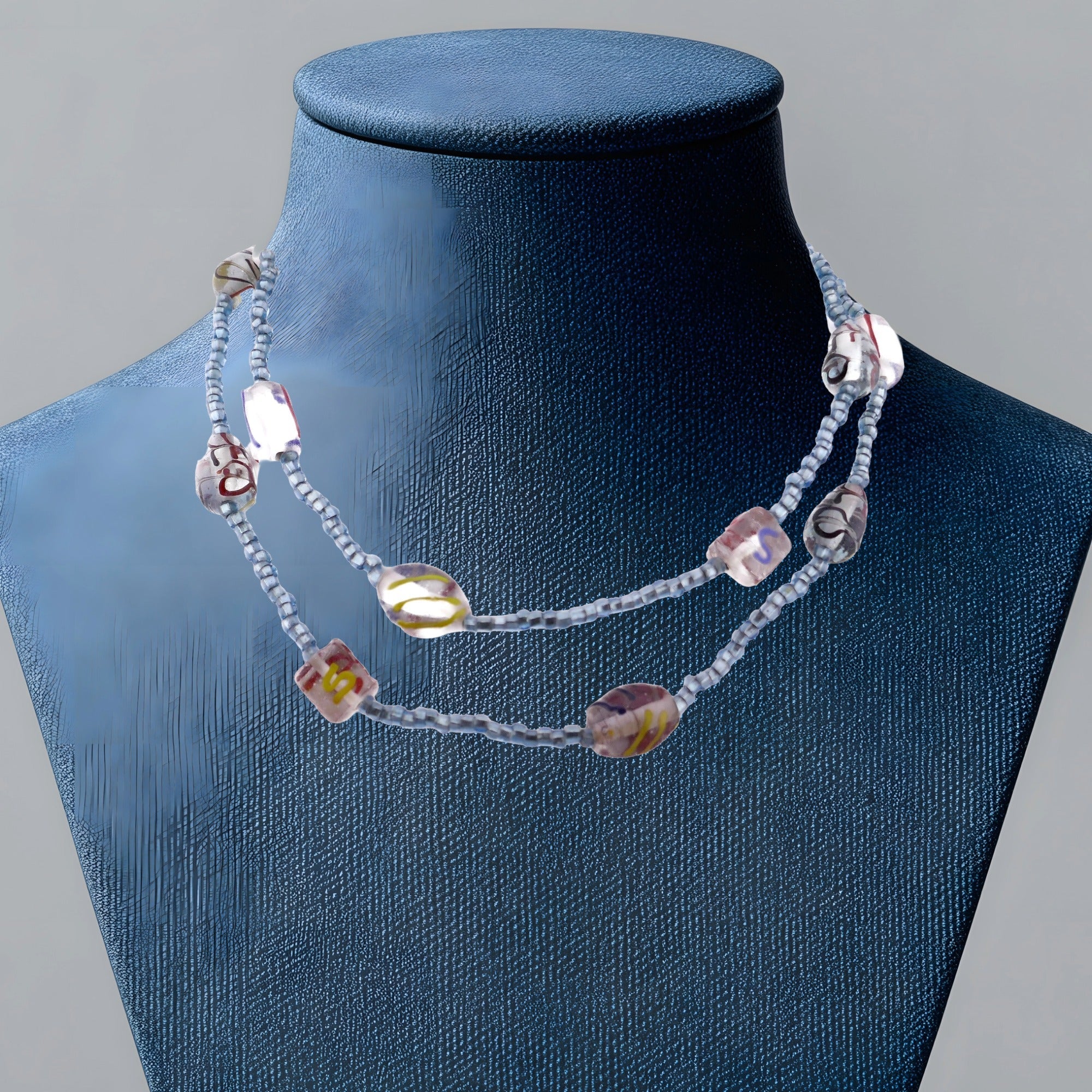 African beaded Necklace // 16