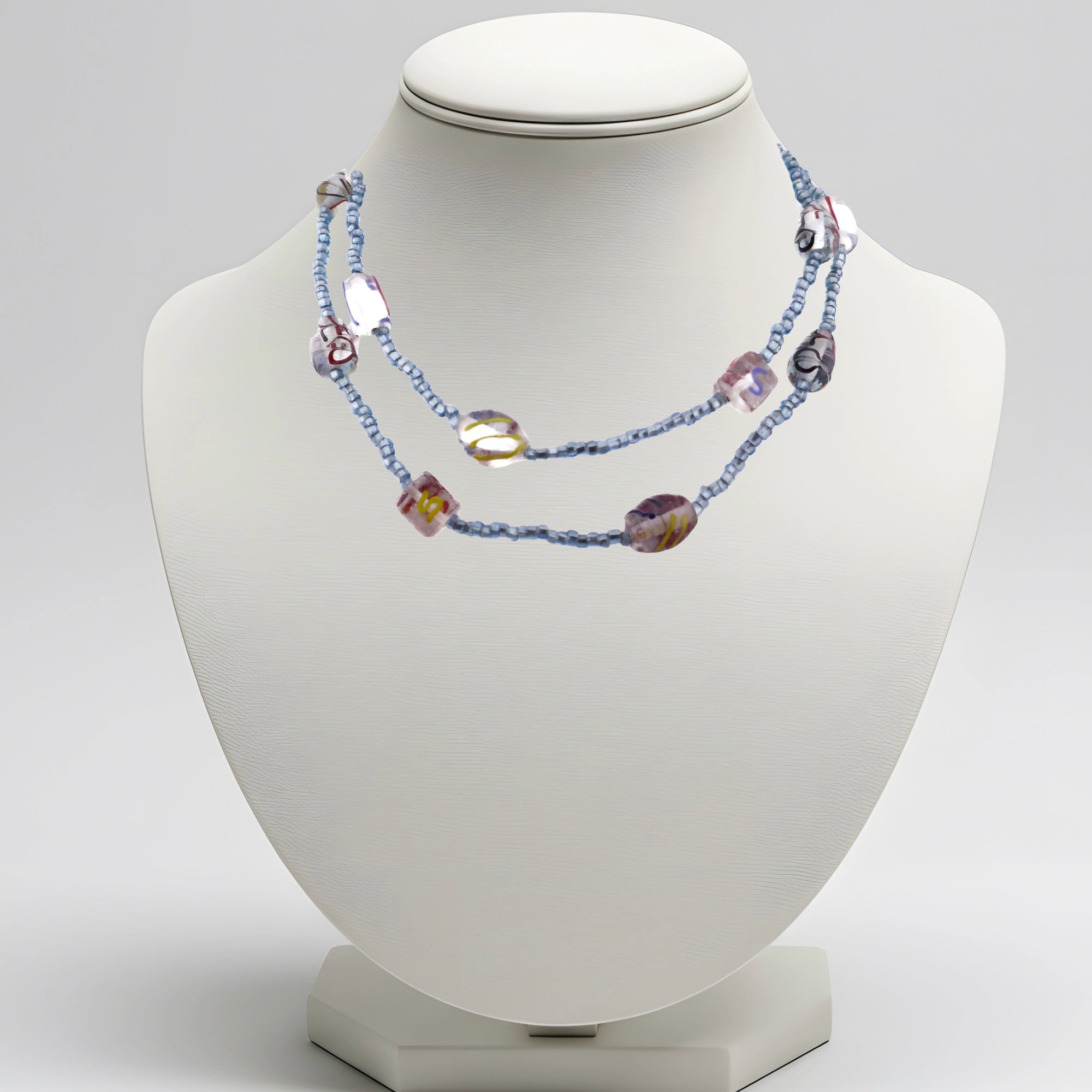 African beaded Necklace // 16