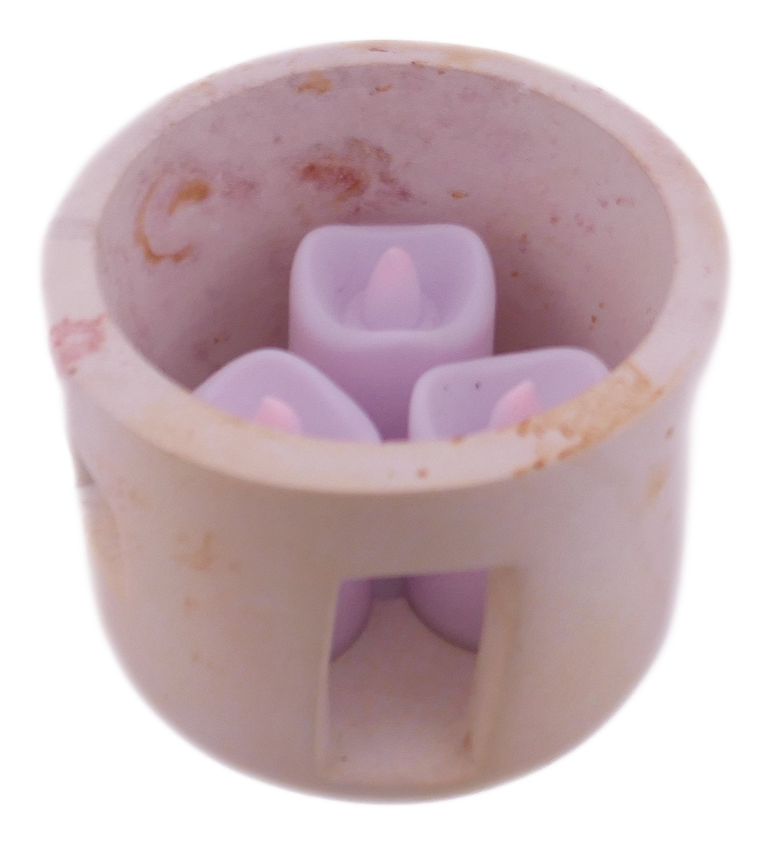 African Hut Design Tealight Candle Lamp hand made 15cm with Storycard - FriendlyTradingCo