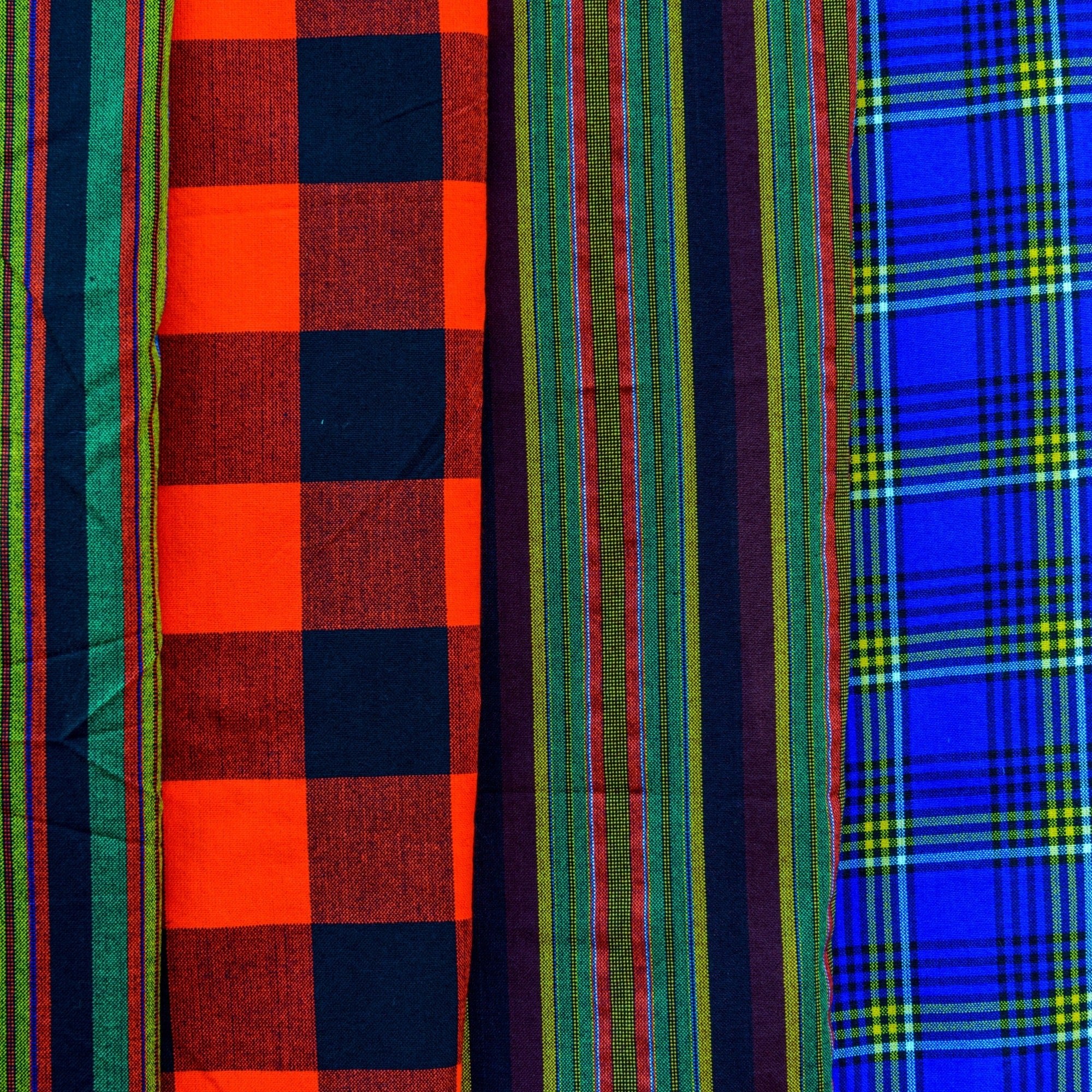 African Maasai Shuka Throw Blanket Beach BBQ Picnic Garden Tablecloth Wrap 60x80 inch / 150 x 200 cm multiple designs - FriendlyTradingCo