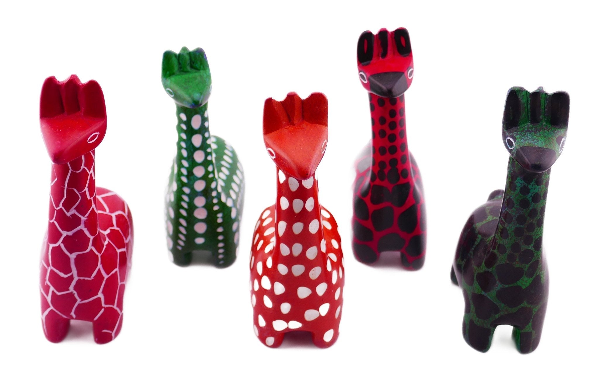 African Stone Alpaca // Llama Sculpture 7 x 5 cm // handcrafted in Africa +storycard - FriendlyTradingCo