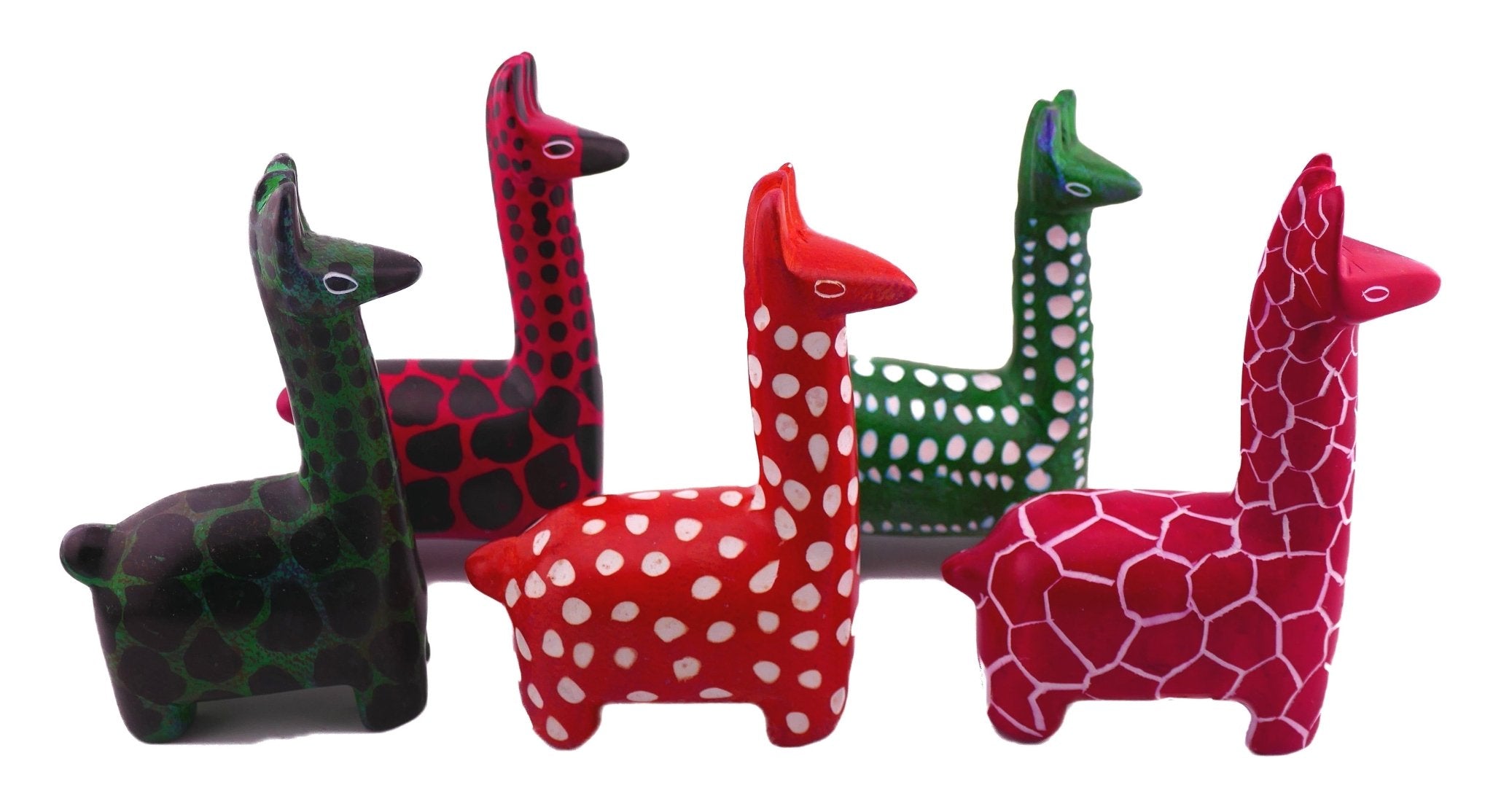 African Stone Alpaca // Llama Sculpture 7 x 5 cm // handcrafted in Africa +storycard - FriendlyTradingCo