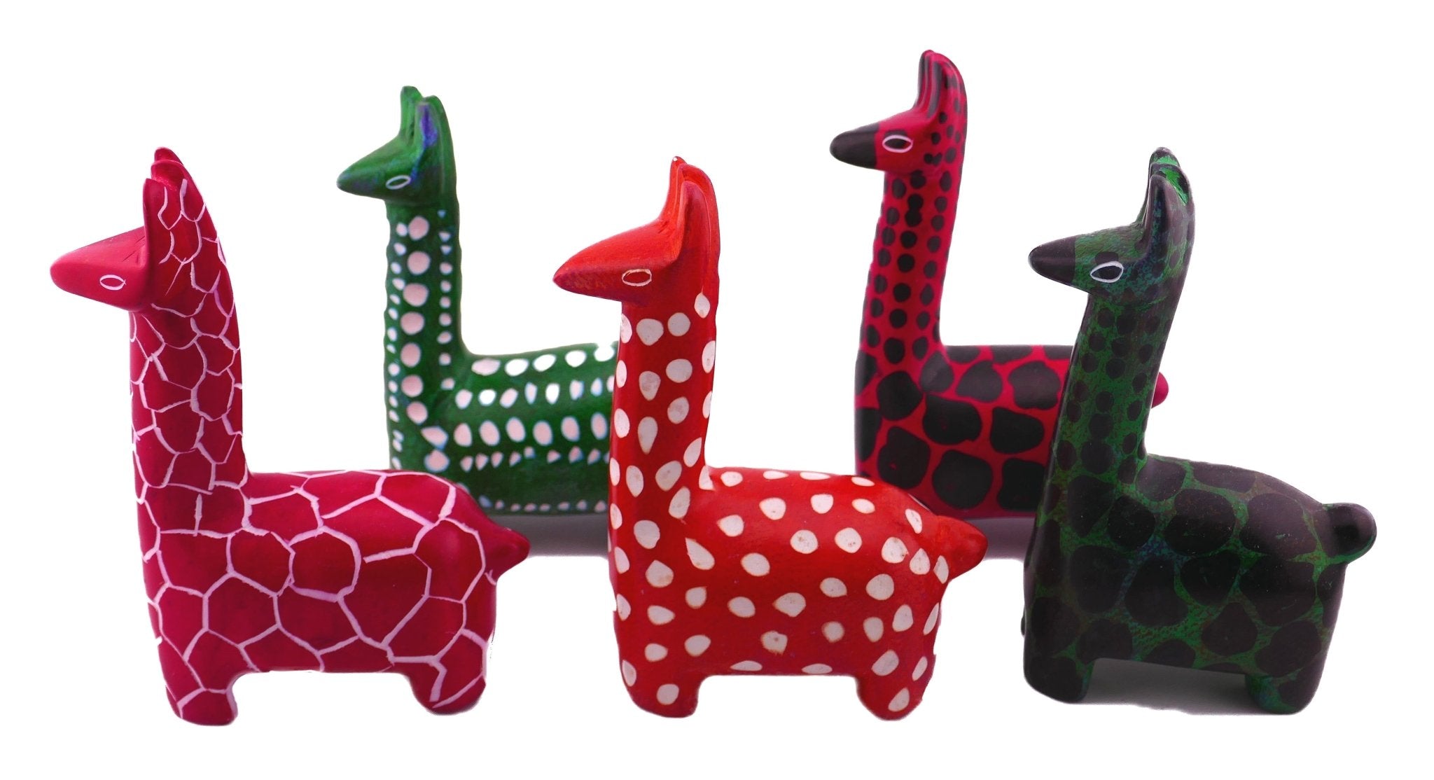 African Stone Alpaca // Llama Sculpture 7 x 5 cm // handcrafted in Africa +storycard - FriendlyTradingCo