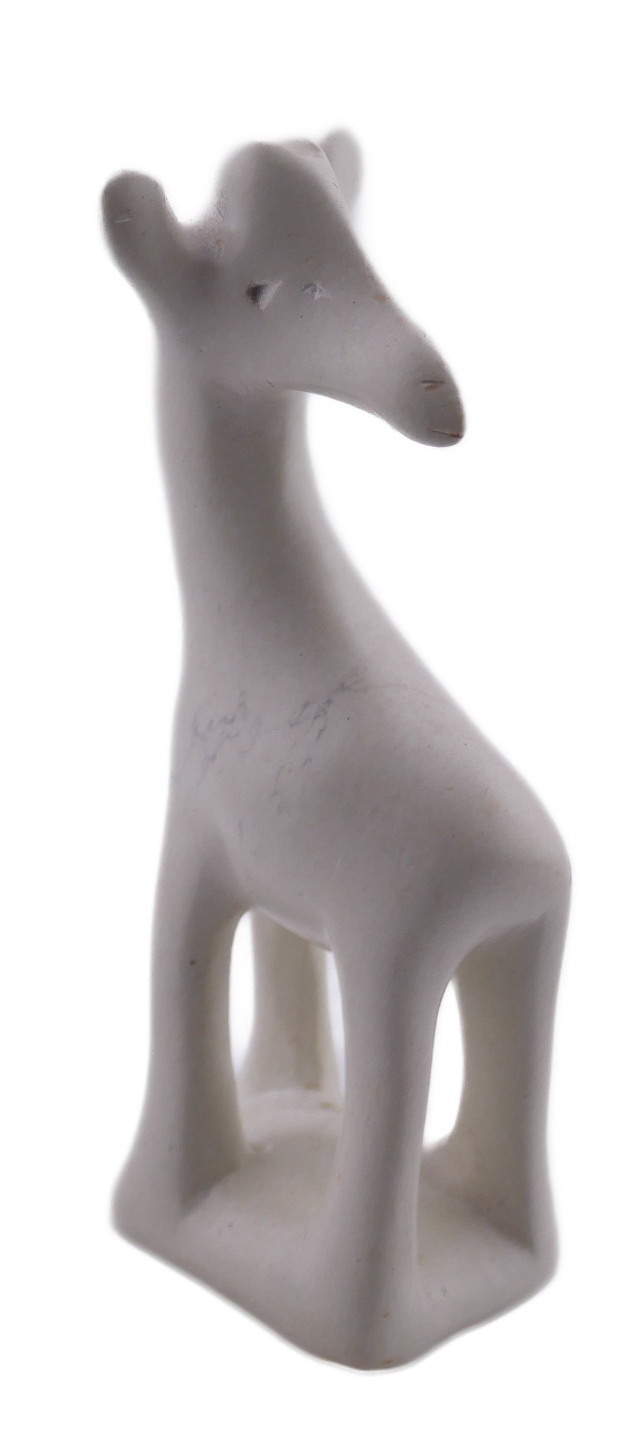 African Stone Giraffe Sculpture // 20cm and 10cm // Natural Stone Design + Storycard - FriendlyTradingCo