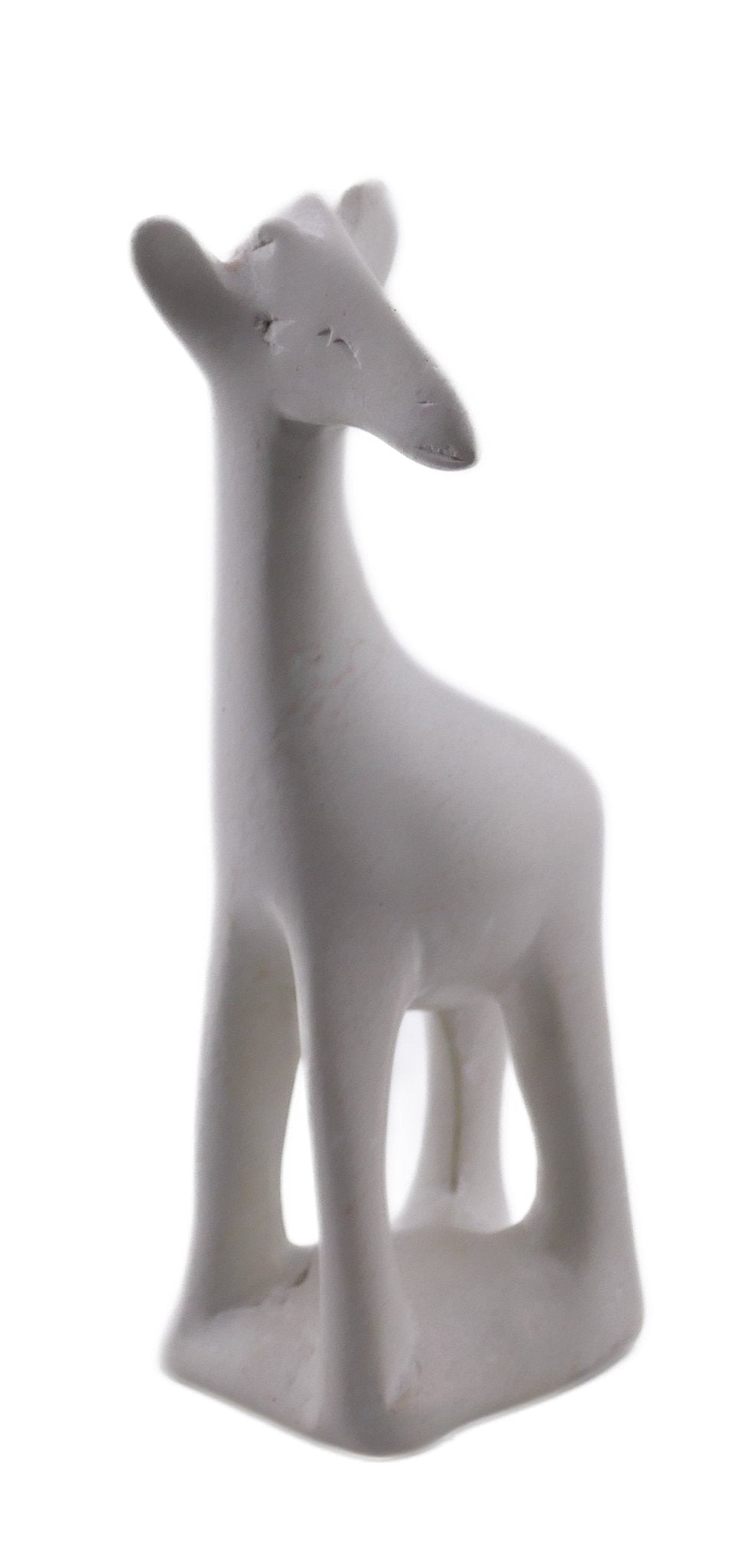 African Stone Giraffe Sculpture // 20cm and 10cm // Natural Stone Design + Storycard - FriendlyTradingCo