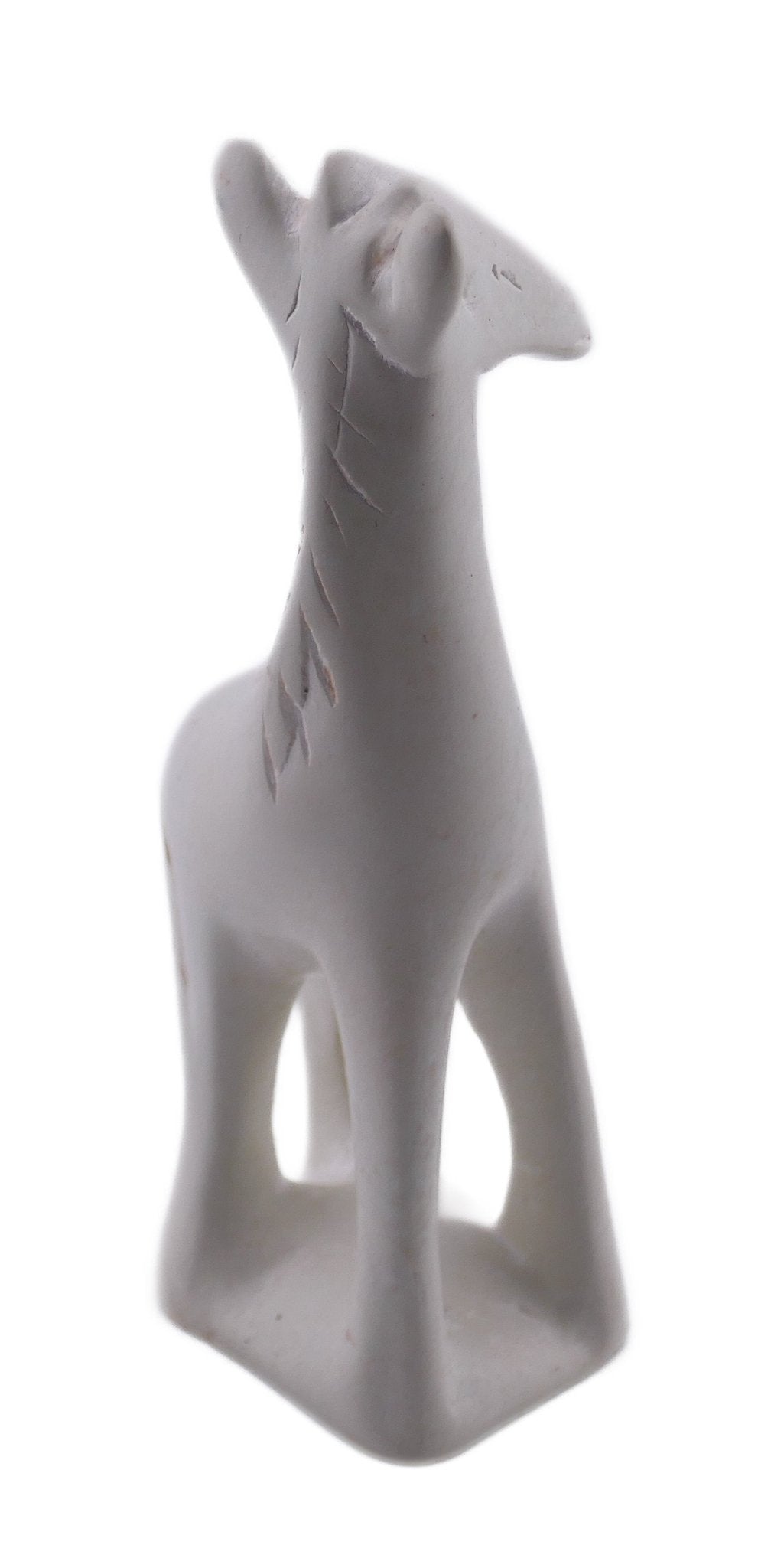 African Stone Giraffe Sculpture // 20cm and 10cm // Natural Stone Design + Storycard - FriendlyTradingCo