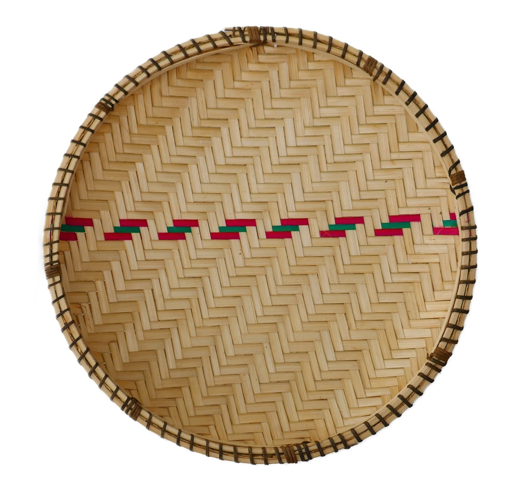 African Winnowing Reed Tray // Serving Basket 40 - 44 x 5 cm // Wall Decoration // Serving Platter Bread Snacks Fruit // Many designs - FriendlyTradingCo