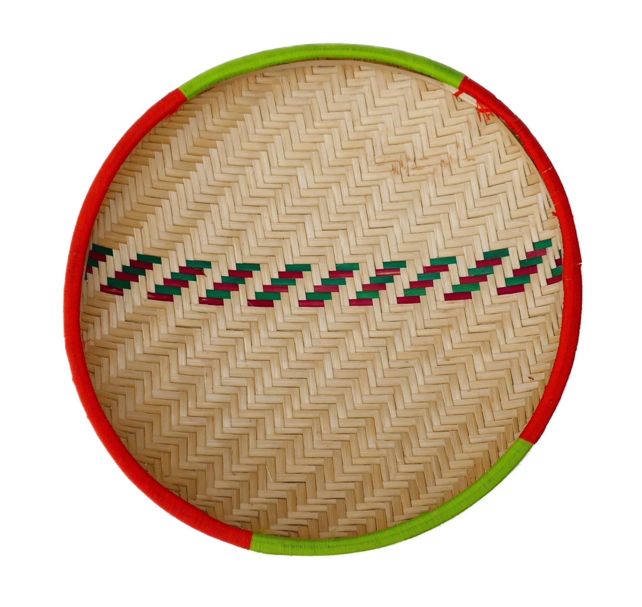 African Winnowing Reed Tray // Serving Basket 40 - 44 x 5 cm // Wall Decoration // Serving Platter Bread Snacks Fruit // Many designs - FriendlyTradingCo