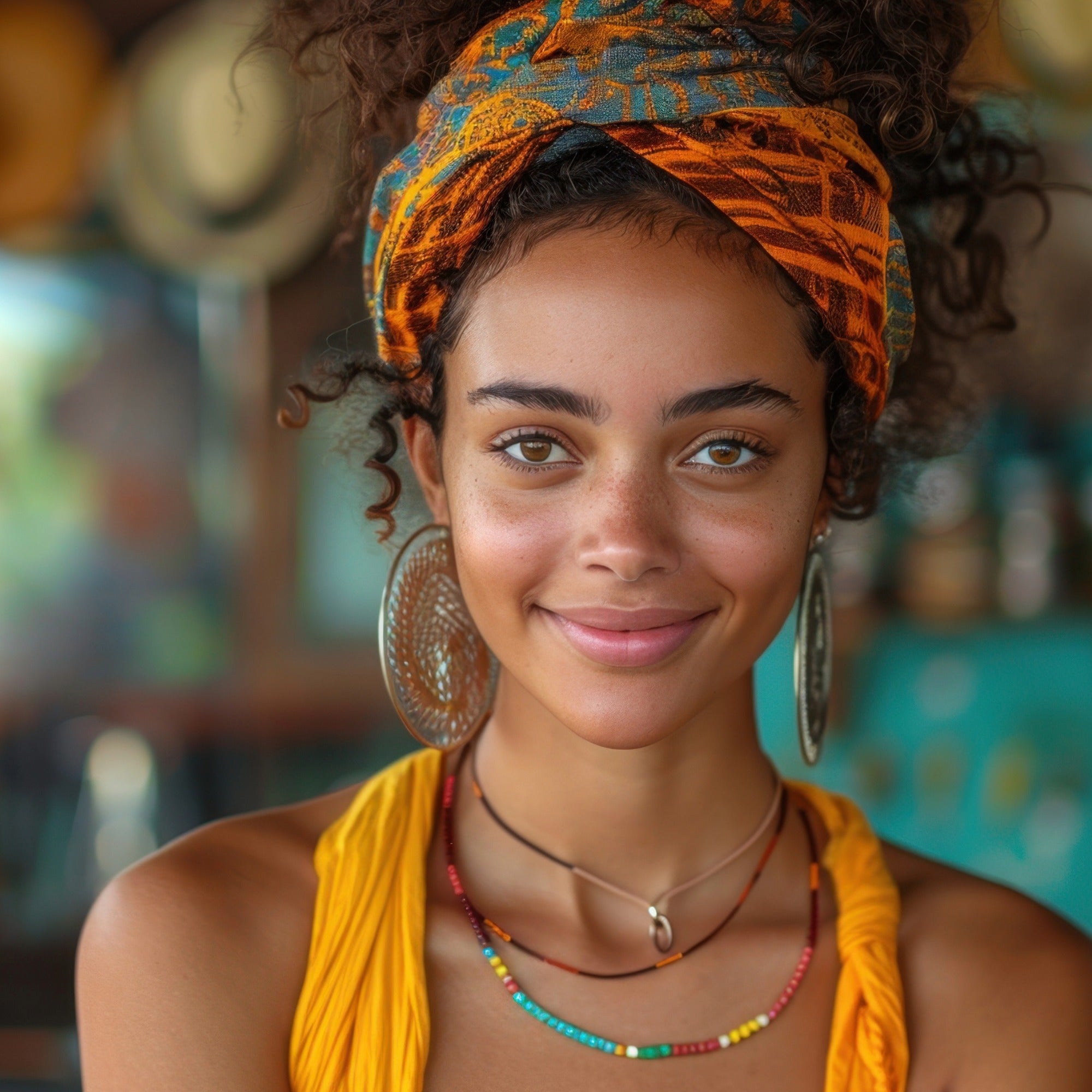 African wooden Bangles // 7 cm across (internal size) // 3 colourful designs // Hand made in Senegal, West Africa // with orange Presentation Pouch - FriendlyTradingCo