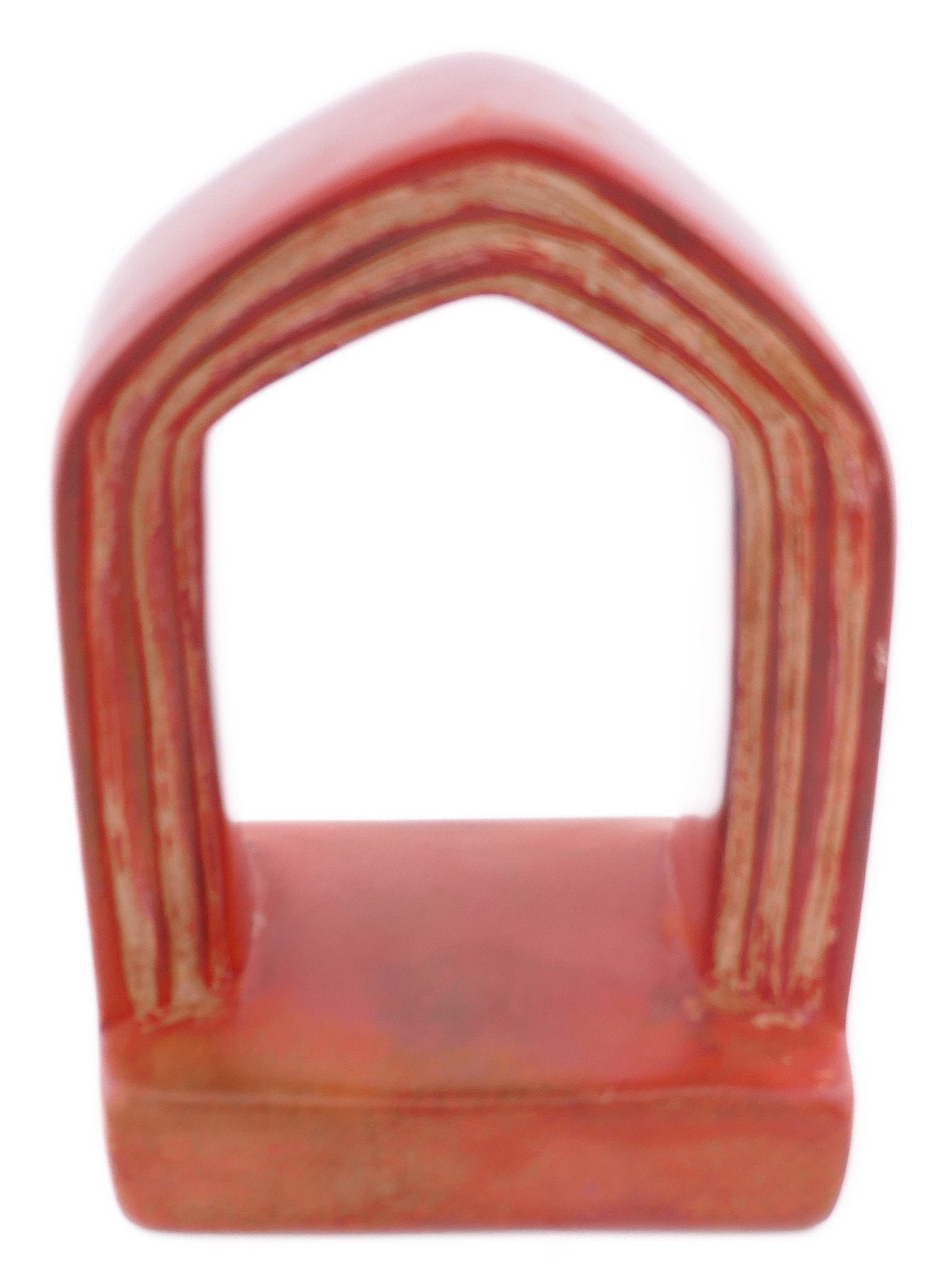 Archway Design Tealight Candle Lamp hand made 14cm with Storycard natural / orange / pale pink - FriendlyTradingCo