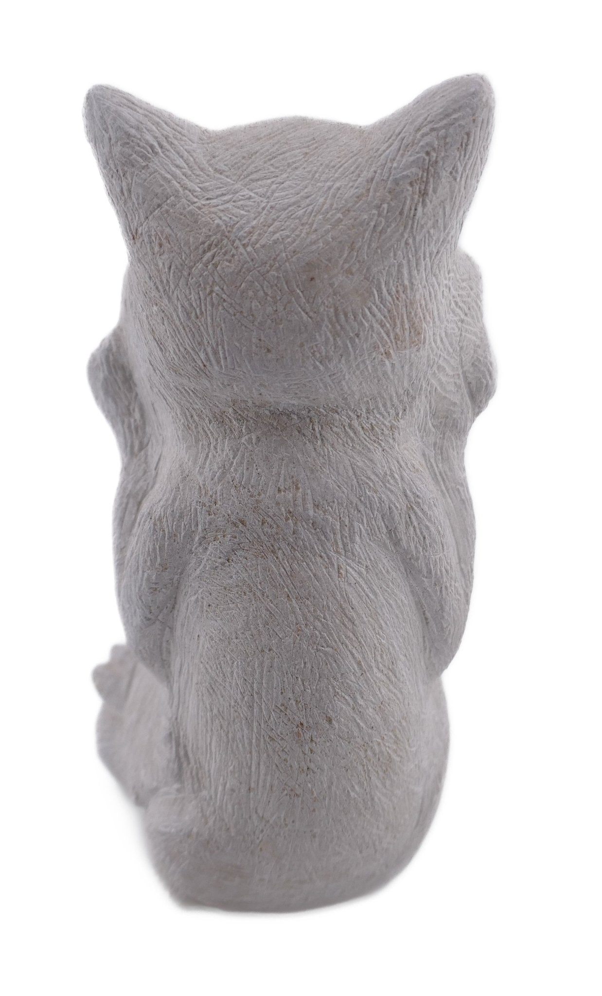 Cheshire cat // Alice's Adventures in Wonderland // handmade in stone 10 cm // with Story - card - FriendlyTradingCo