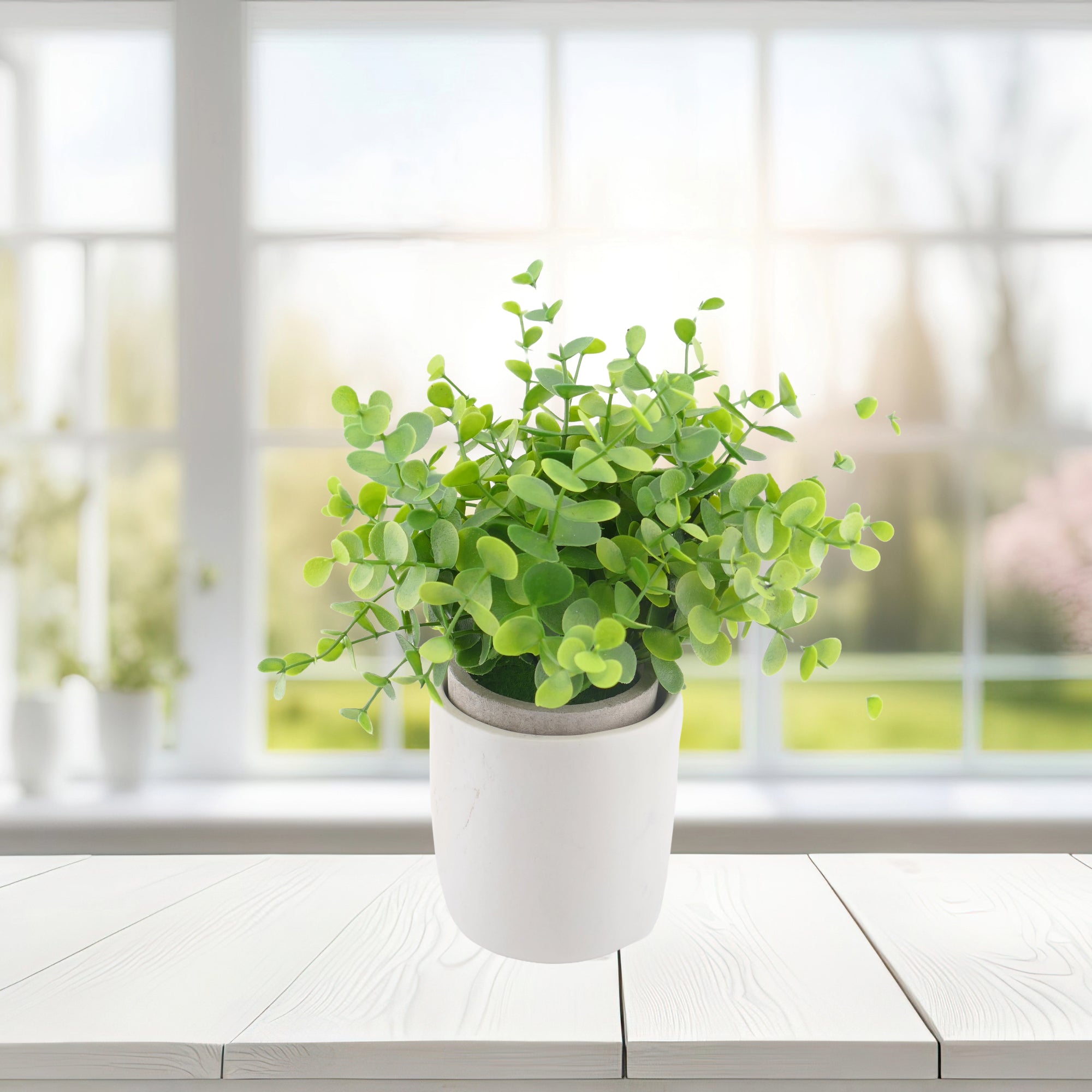 Classic Stone Planter hand made 10cm with Storycard - FriendlyTradingCo