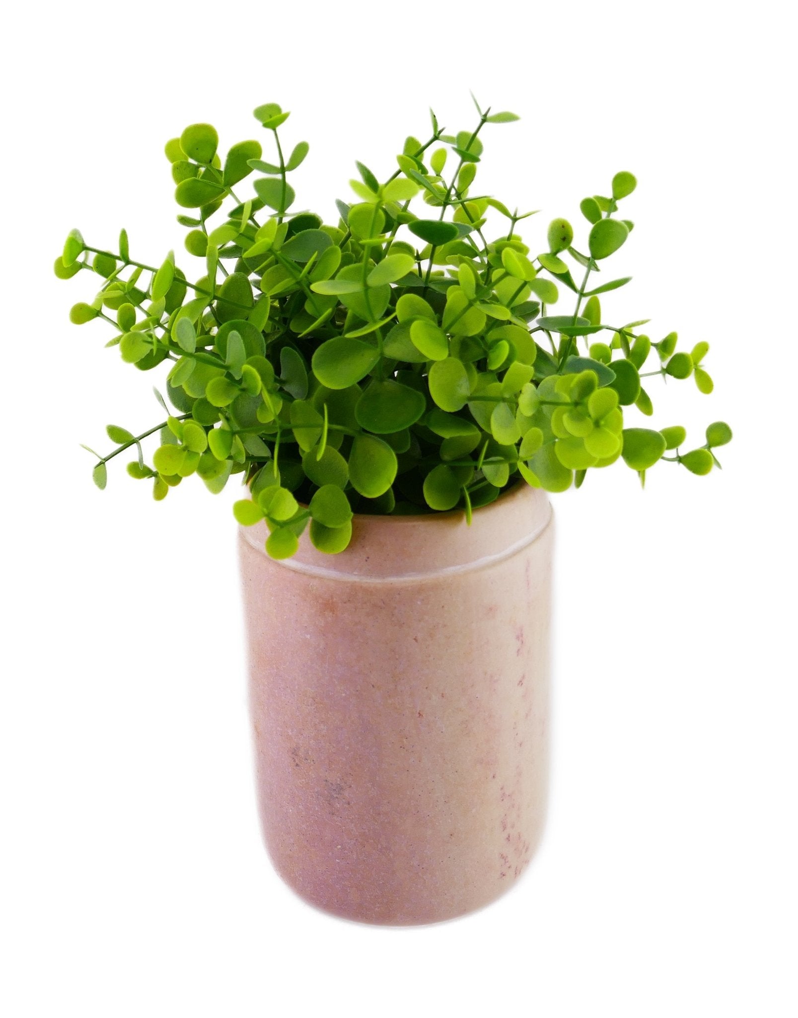 Cottage style Stone Planter with rim hand made 14 cm with Storycard - FriendlyTradingCo