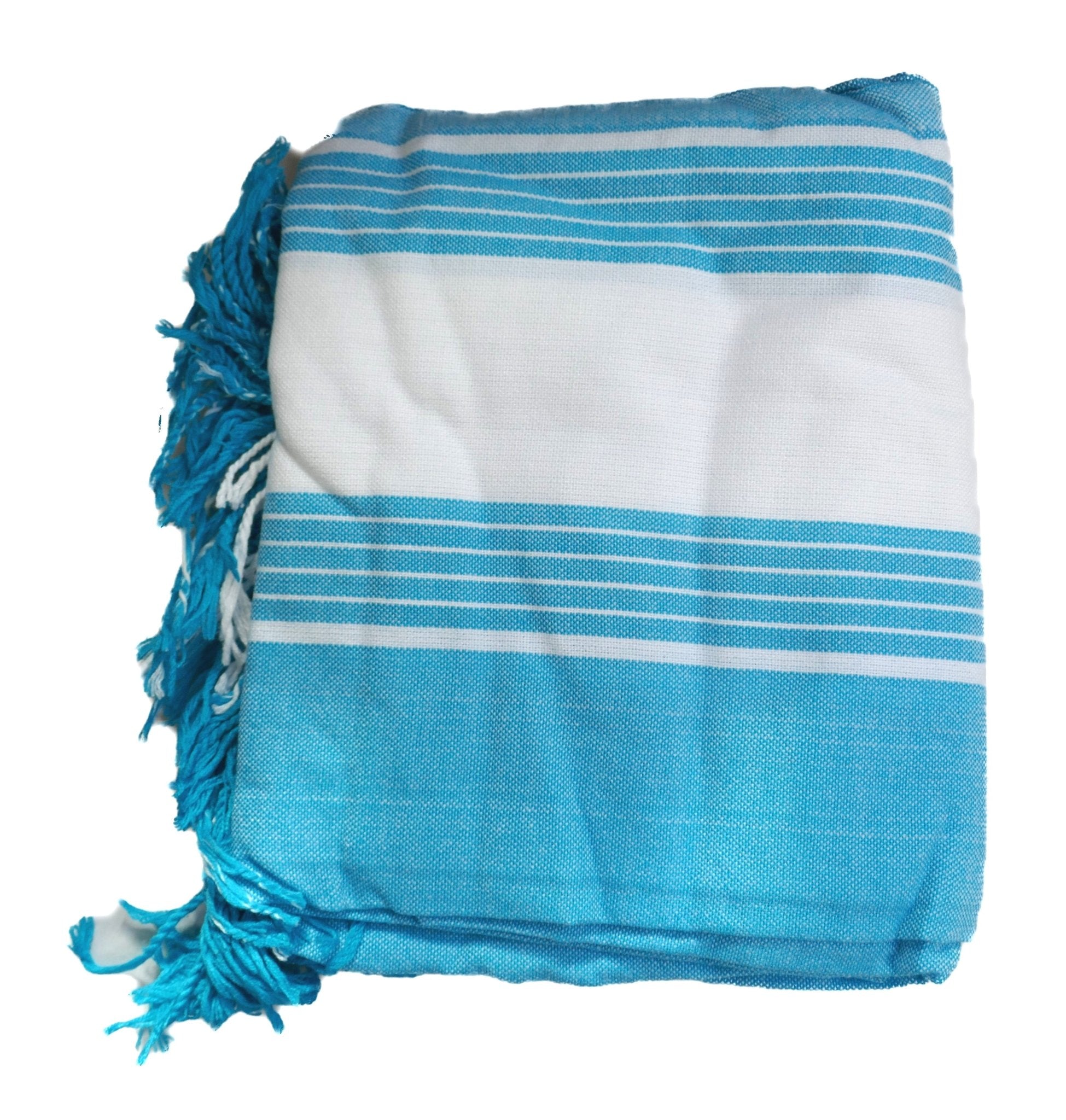 Cotton African Kikoy Sarong Wrap Shawl Towel Skirt Picnic Beach Blanket many colours - FriendlyTradingCo