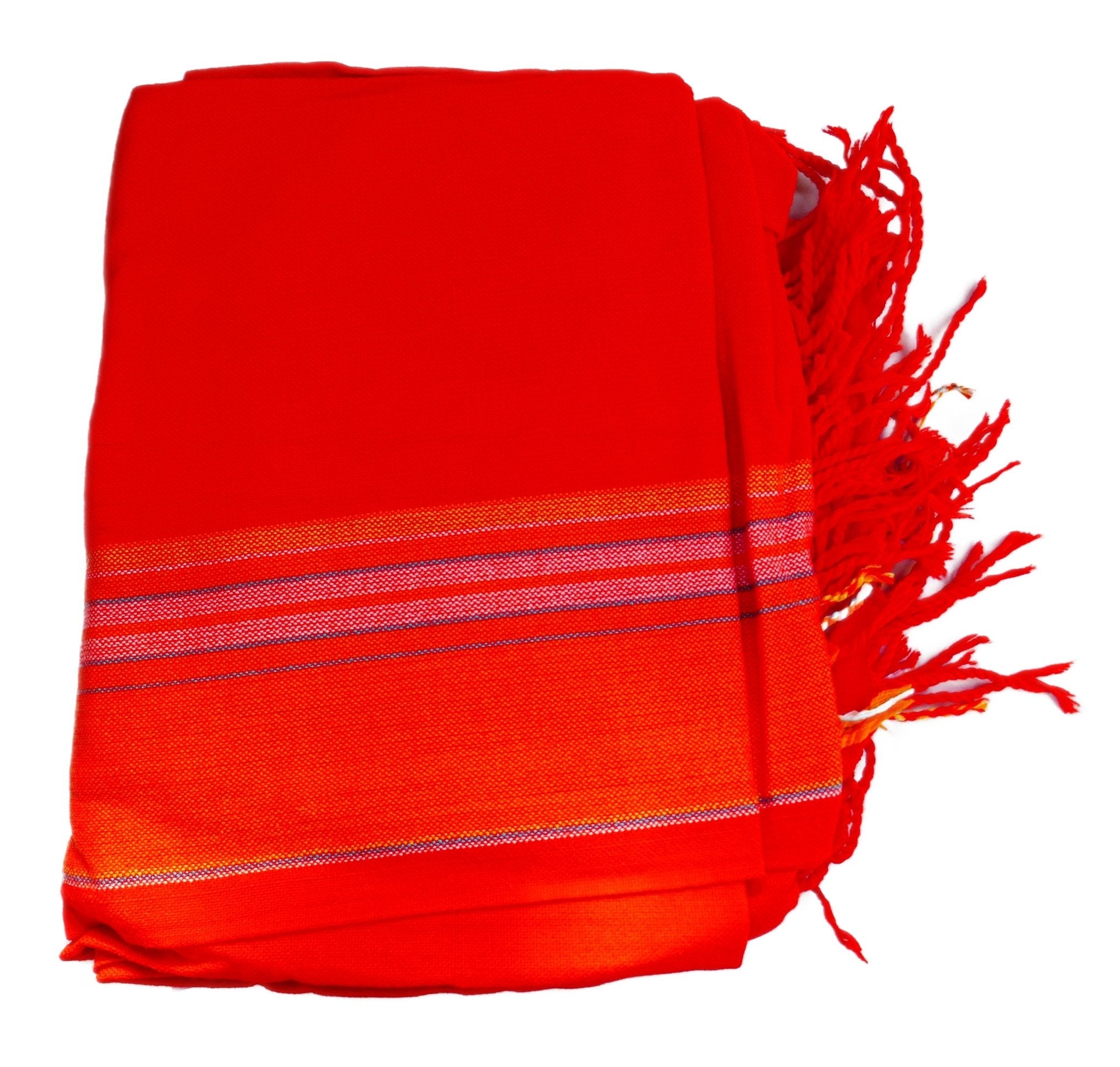 Cotton African Kikoy Sarong Wrap Shawl Towel Skirt Picnic Beach Blanket many colours - FriendlyTradingCo