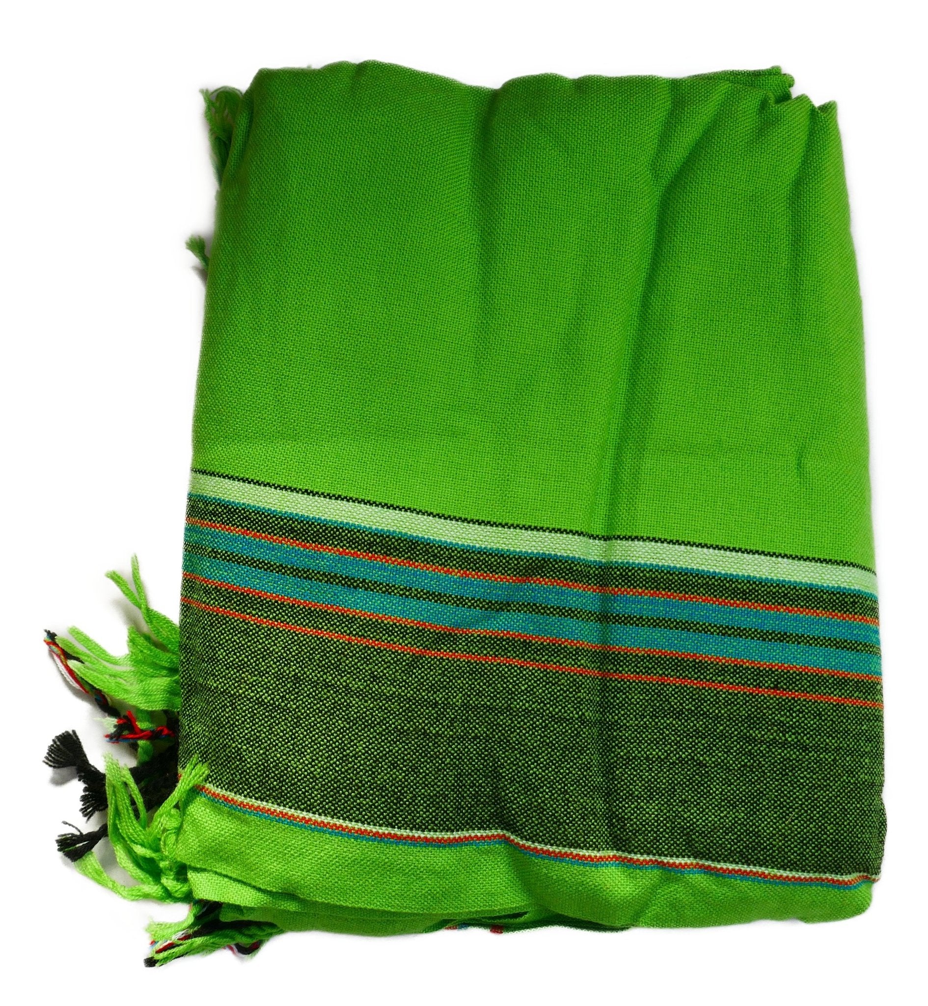 Cotton African Kikoy Sarong Wrap Shawl Towel Skirt Picnic Beach Blanket many colours - FriendlyTradingCo
