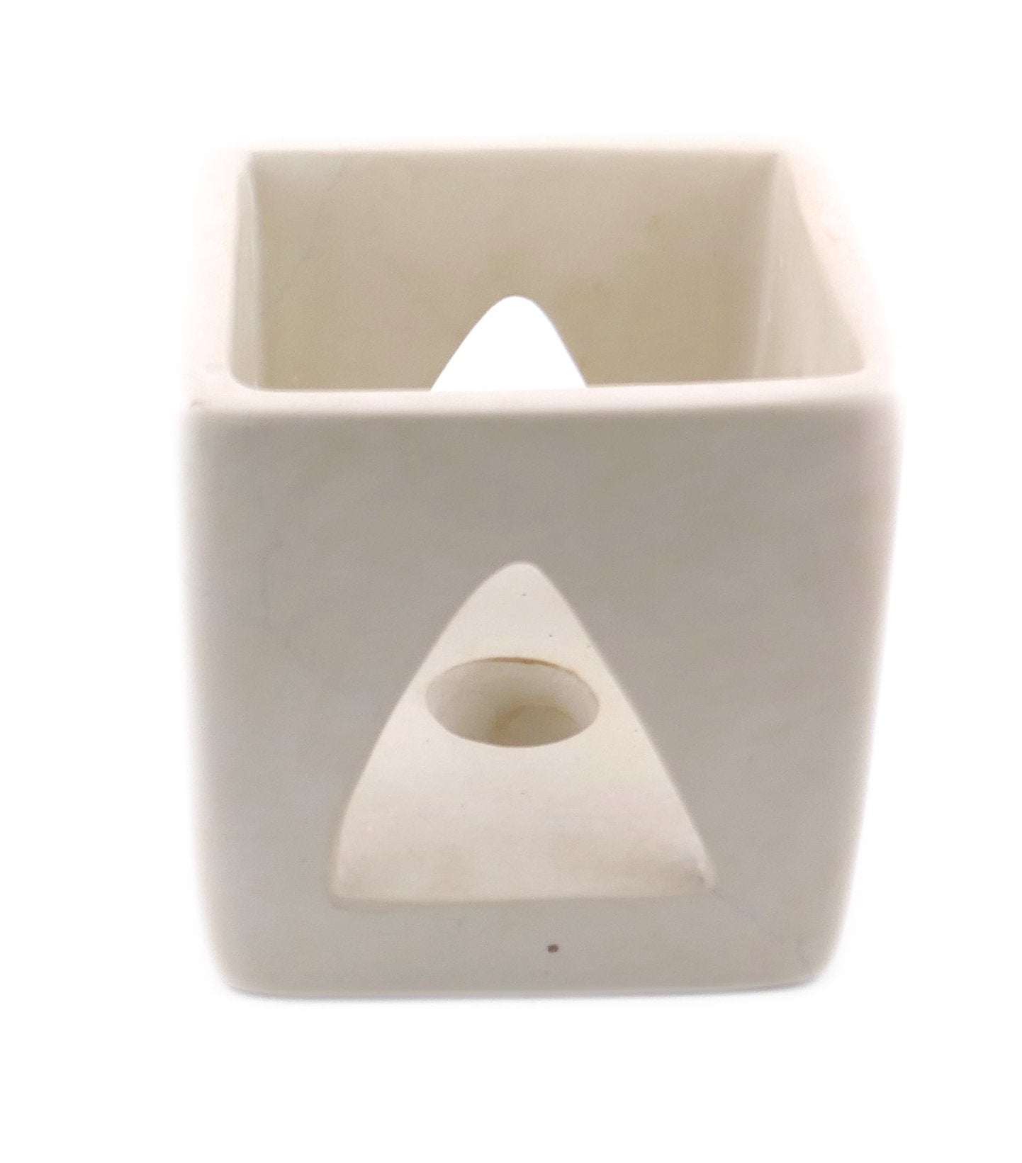 Cube Stone Planter hand made 10cm with Storycard Decorated designs - FriendlyTradingCo