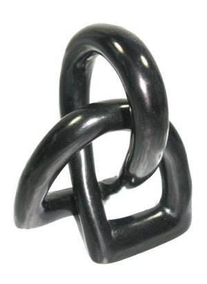 Eternal Knot Handcrafted in Stone // choose your design // 10cm with Storycard - FriendlyTradingCo