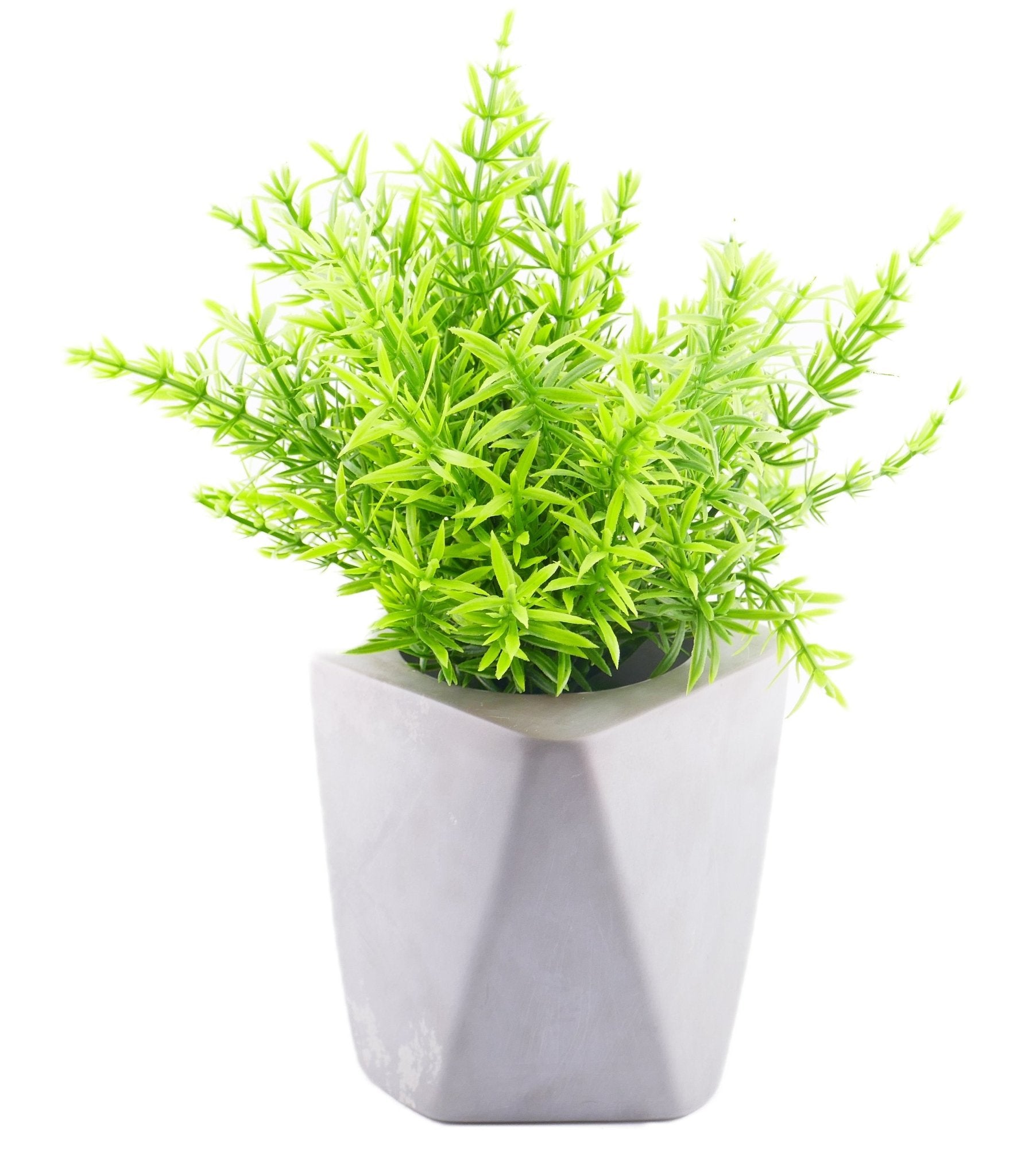 Geometric Stone Tealight Lamp hand made 10cm heavy 1.2 kg Cream or Grey with Storycard - FriendlyTradingCo