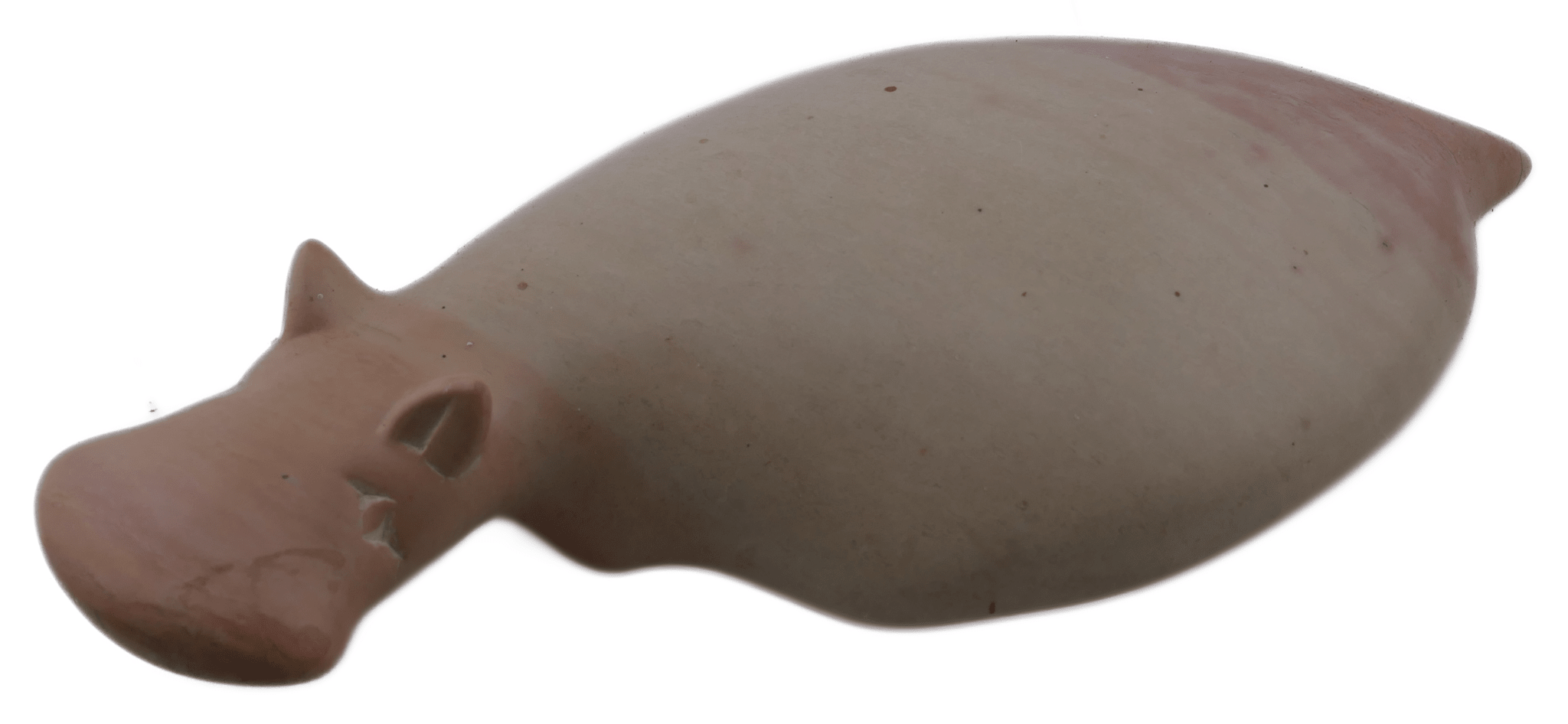 Hand-Carved Soapstone Swimming Hippo, 10 or 20 cm with story card, made by artisans in Kenya - FriendlyTradingCo