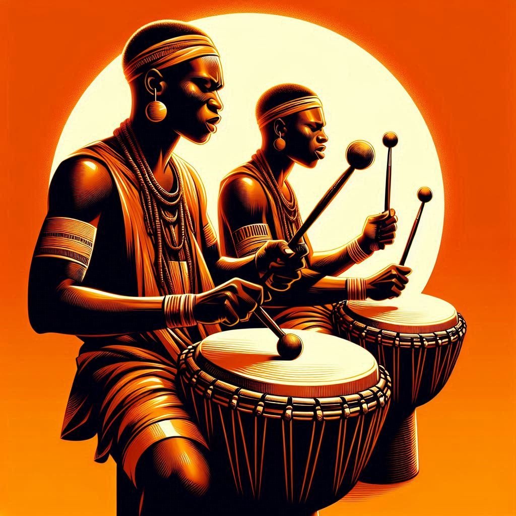 Handcrafted Stone African Drummers Jewellery Box 10cm Natural with Storycard - FriendlyTradingCo