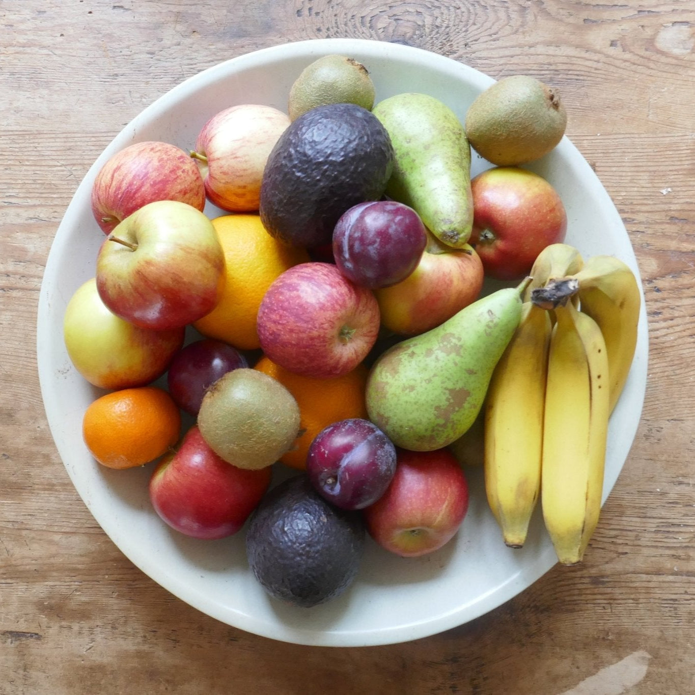 Handcrafted Stone Fruit Bowl // Natural Design 14" / 35 cm with Storycard - FriendlyTradingCo