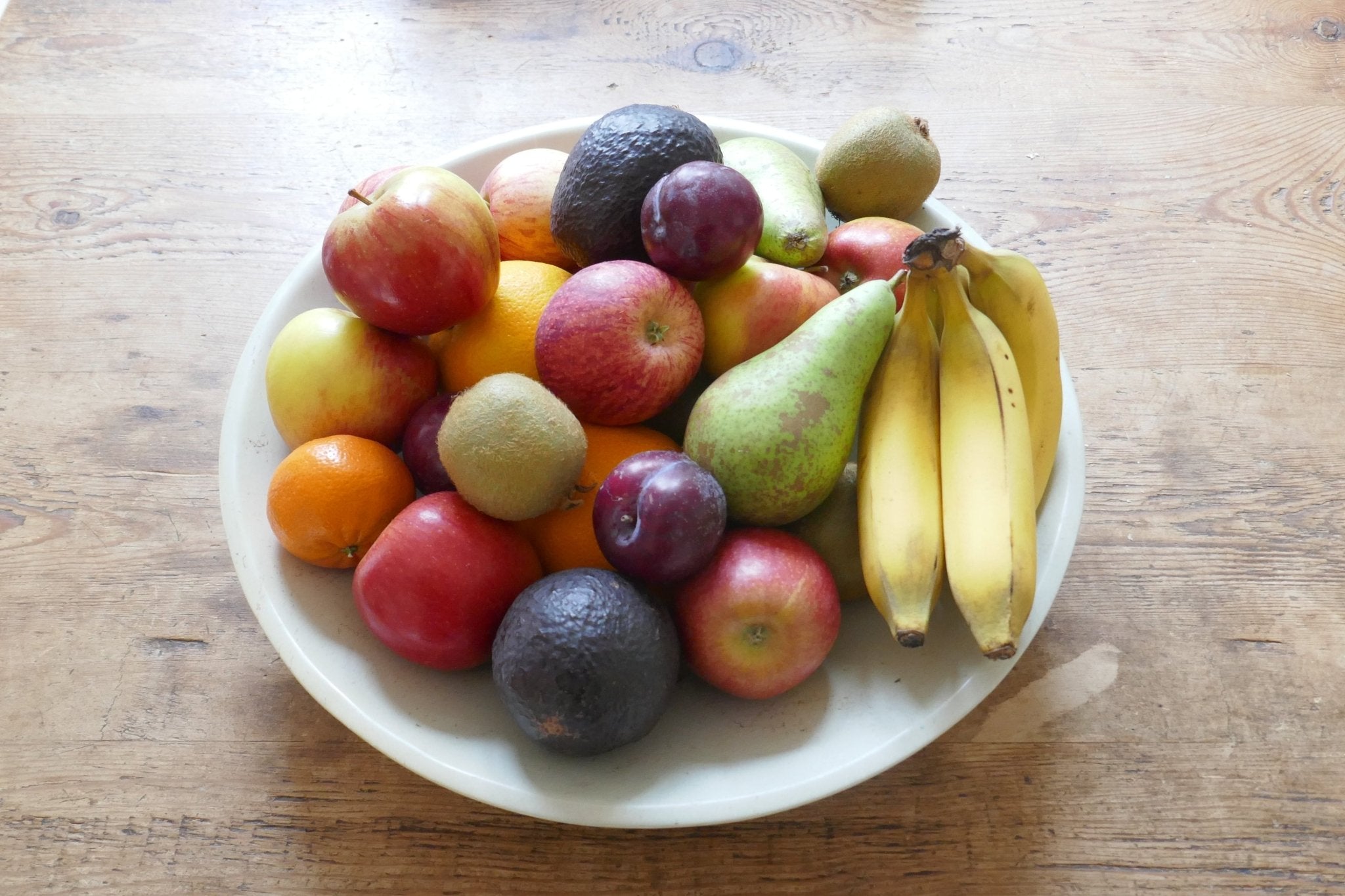 Handcrafted Stone Fruit Bowl // Natural Design 14" / 35 cm with Storycard - FriendlyTradingCo