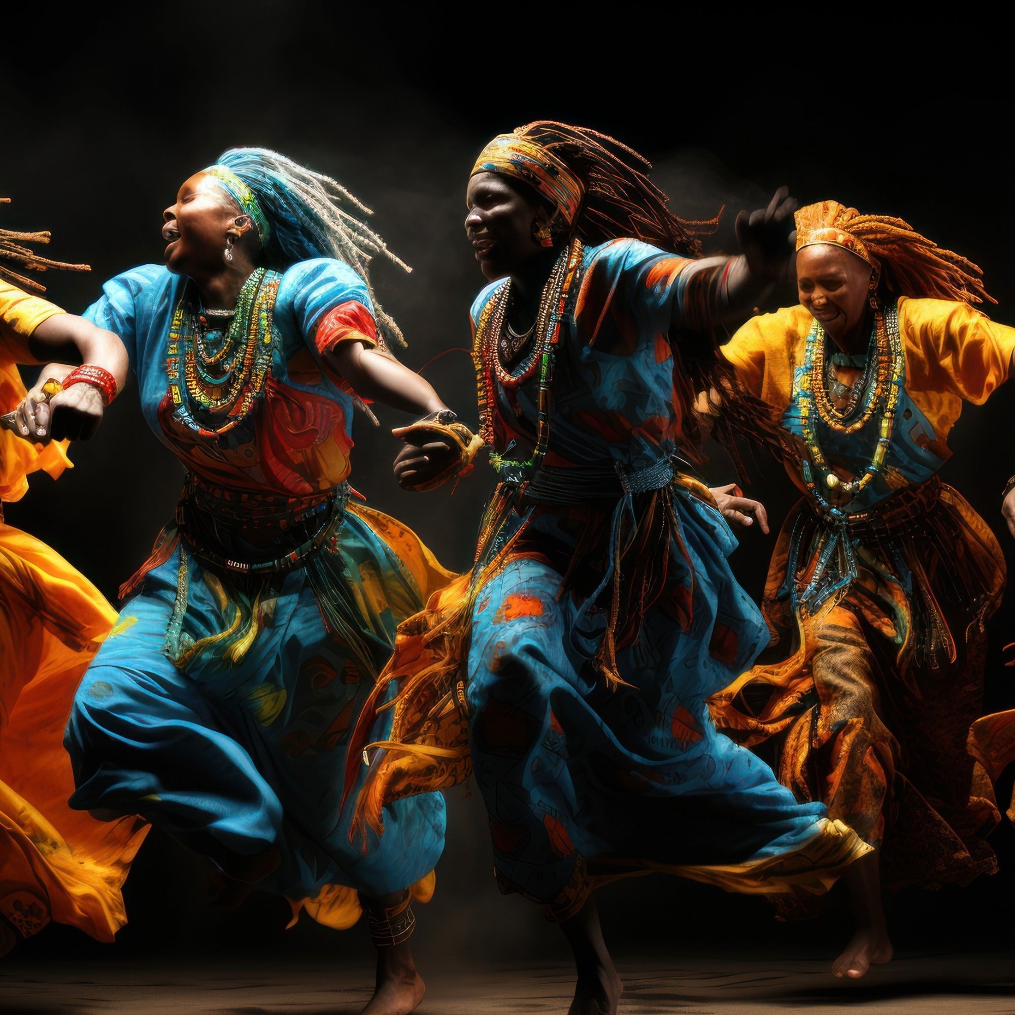 Handcrafted Stone Jewellery / Storage Box // African Dancers //10cm Natural or Yellow with Storycard - FriendlyTradingCo