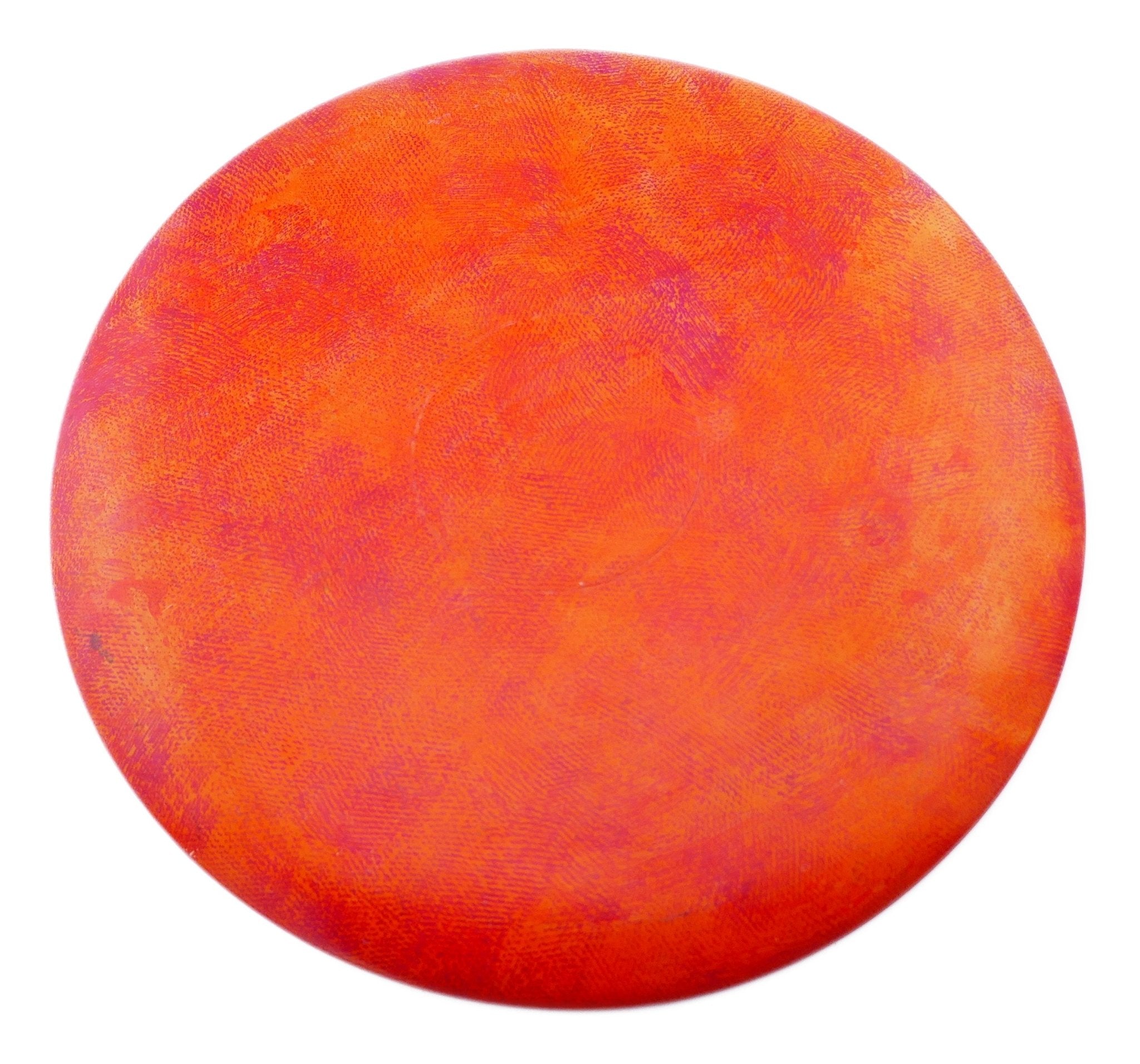 Handmade Stone Trivet / Hot plate // Orange Fish design // Protect your table from hot pots and pans 25 cm / 10