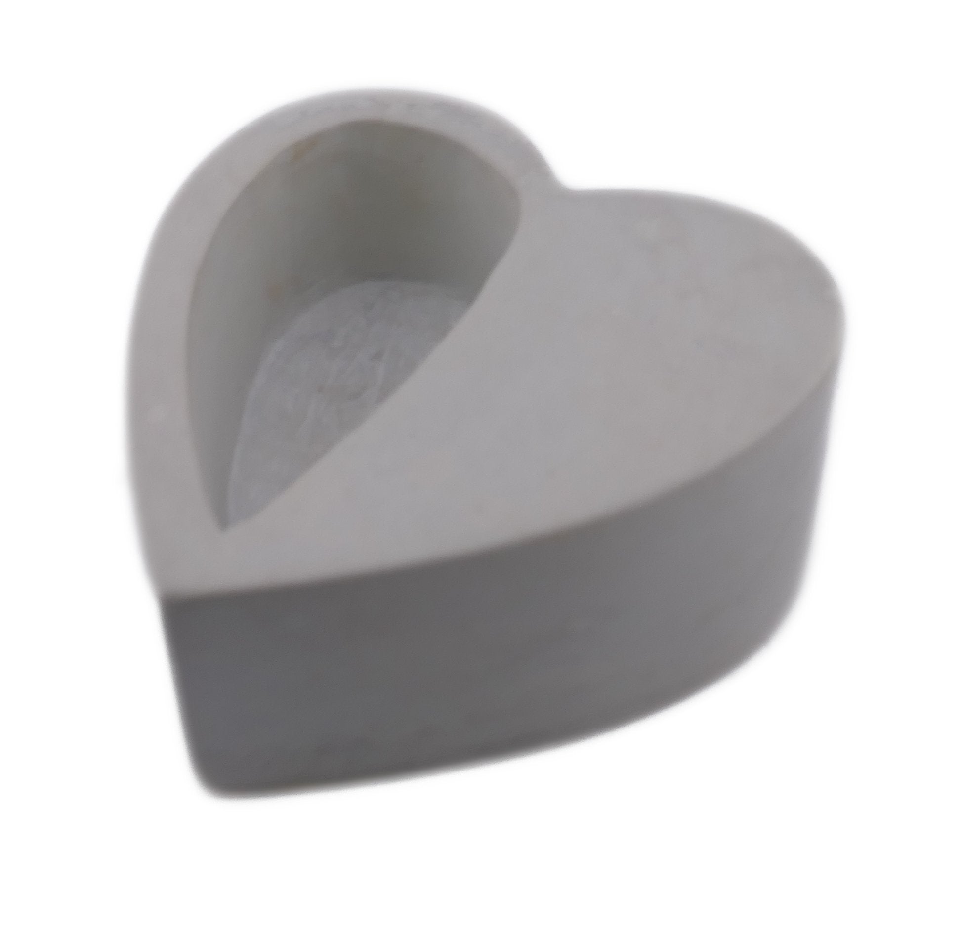 Heart - Shaped Pot - Pourri holder // handcrafted in stone // 10cm with Pot - Pourri & Storycard - FriendlyTradingCo