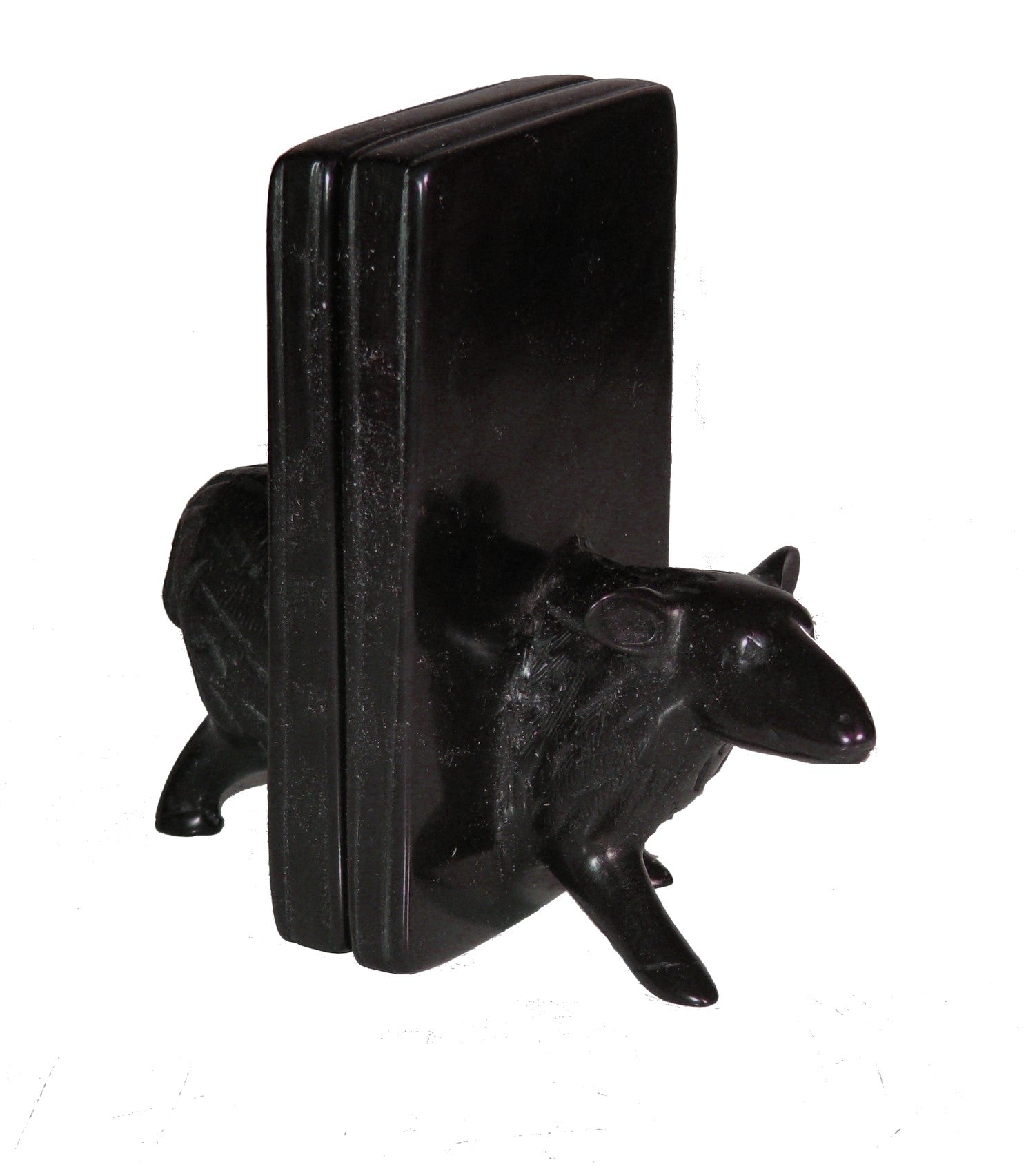 Heavy Stone Bookends // 15cm tall 1.7 kg // Sheep and Cow // farmers Bookends // Handcrafted in Stone with Story - card - FriendlyTradingCo