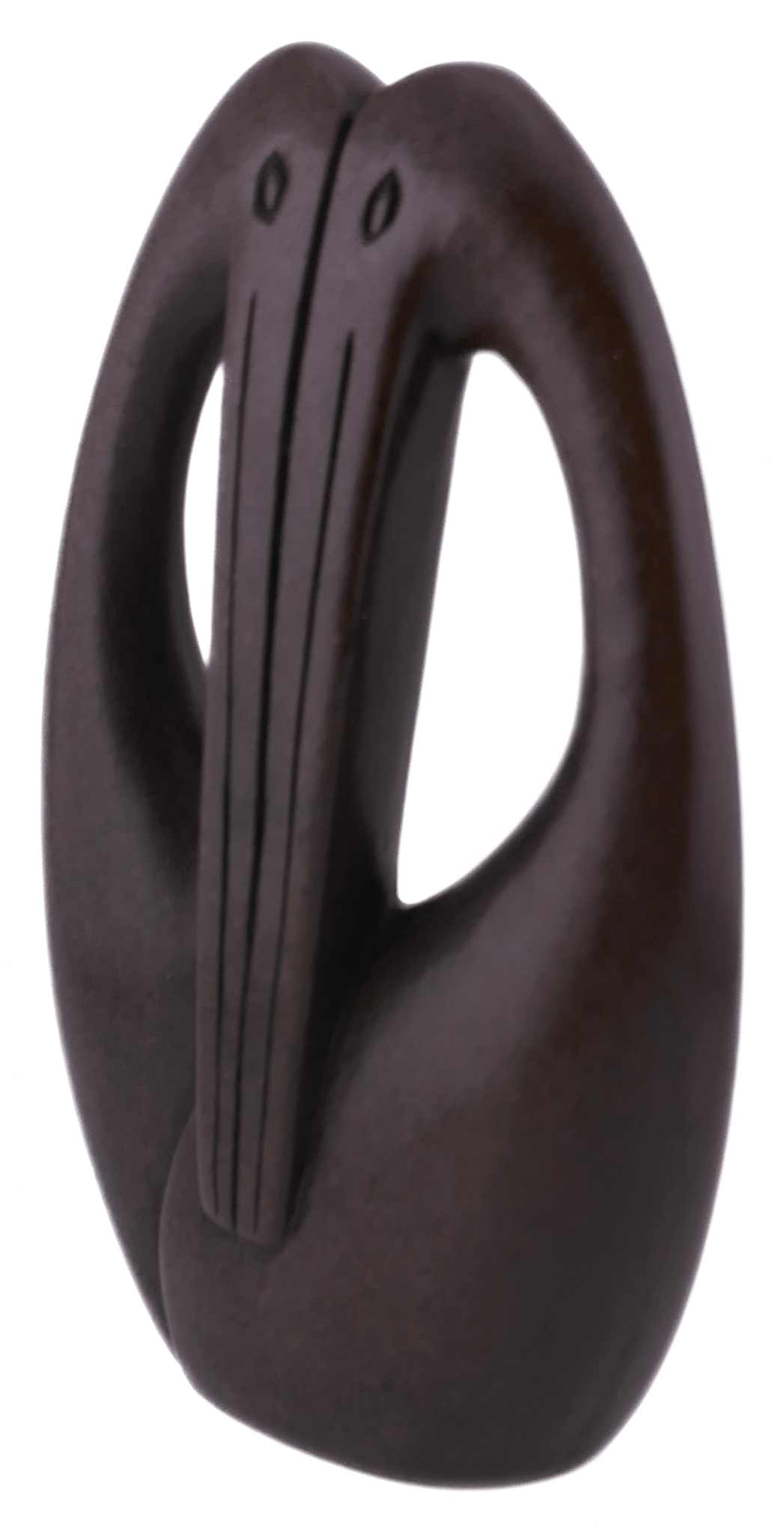 Heron Pair Bird Stone Sculpture handmade in Zimbabwe 20cm Garden Patio Conservatory - FriendlyTradingCo
