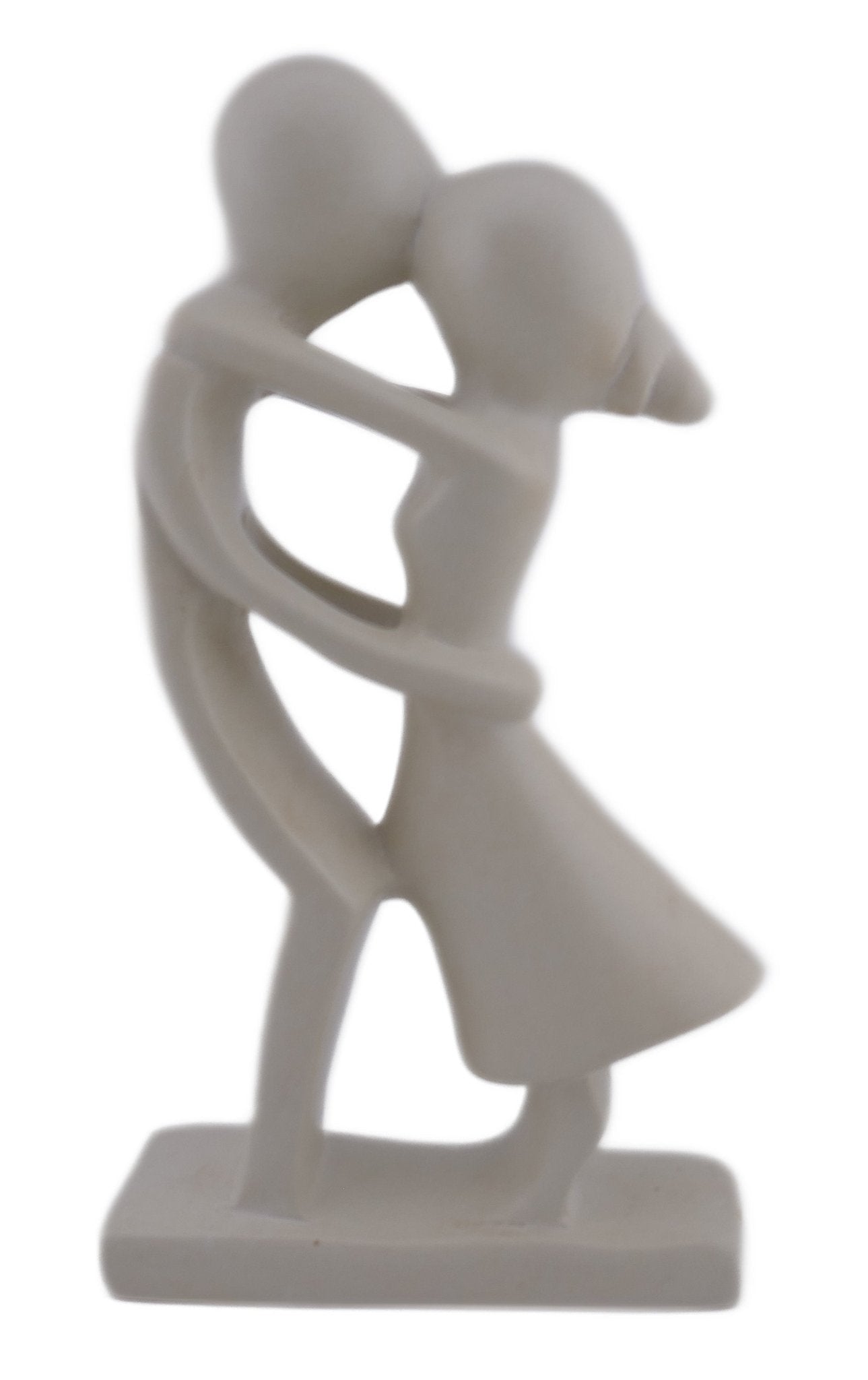 Kissing Lovers // created by hand from a single stone // Valentine lovers in 20 cm // with Storycard - FriendlyTradingCo