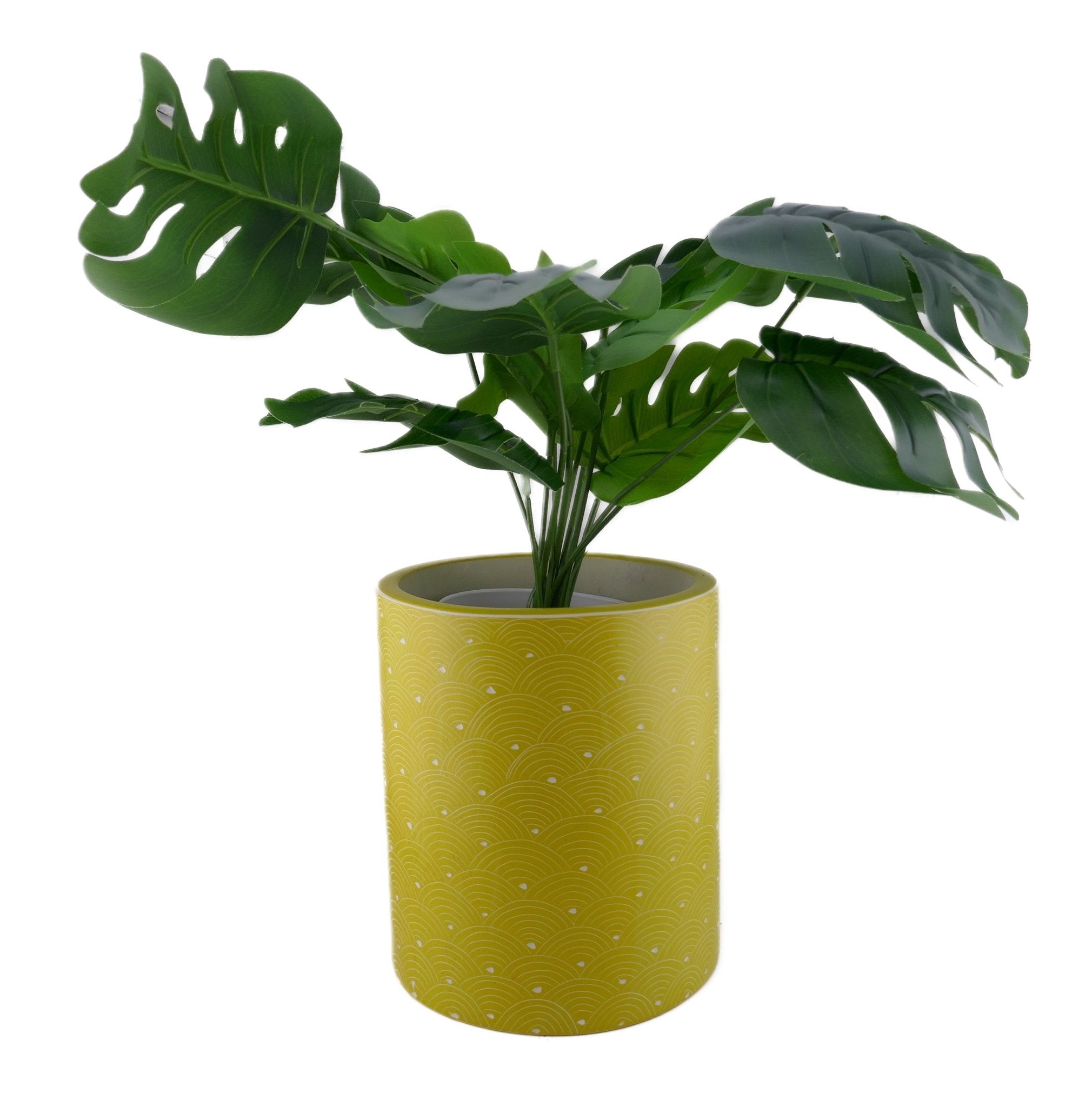 Large Round Stone Planter hand made 18cm 3.2 kg with Storycard many colours - FriendlyTradingCo