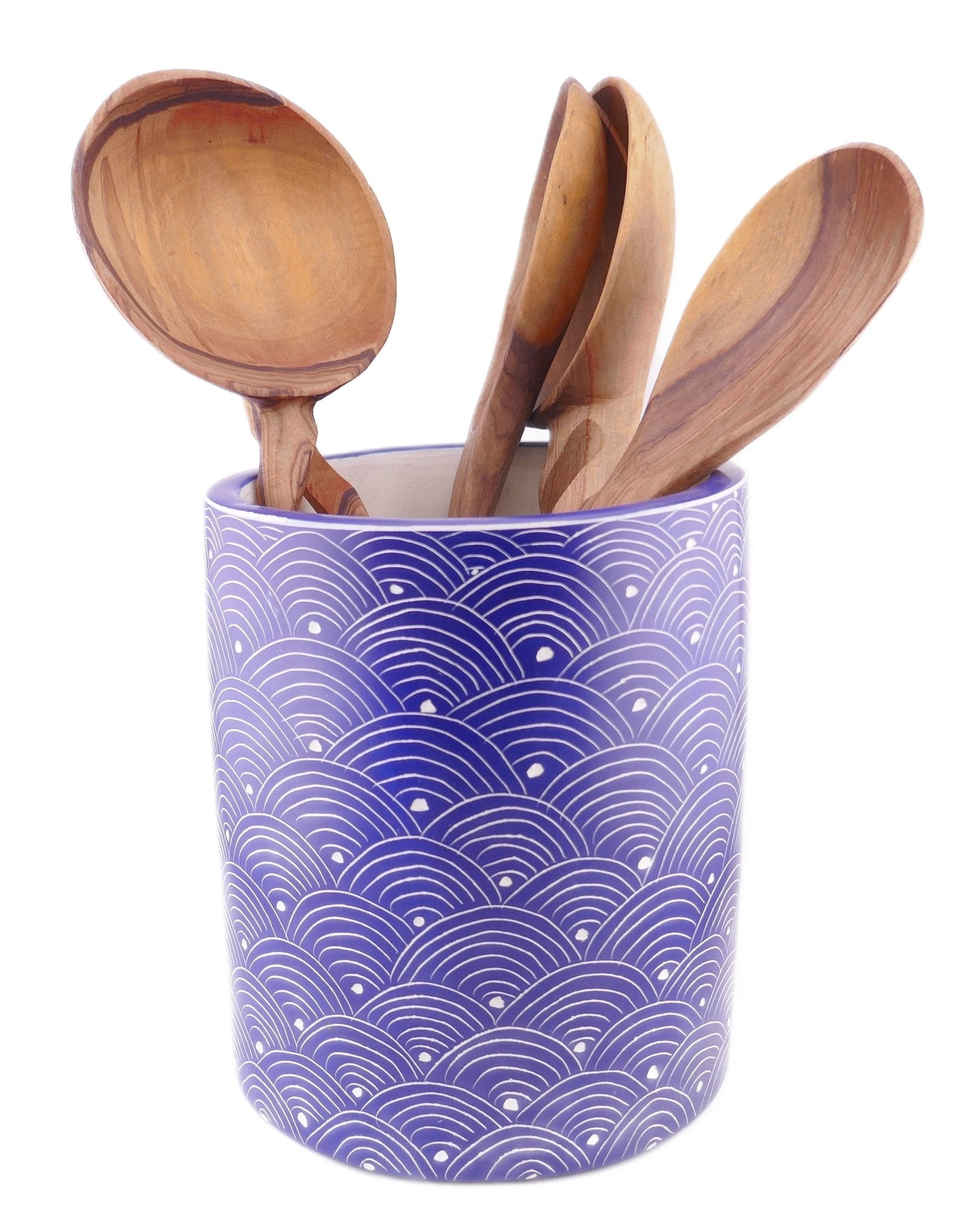 Large Round Stone Storage Pots // Kitchen Storage // Hand made 18cm 3.2 kg // with Storycard // many colours - FriendlyTradingCo