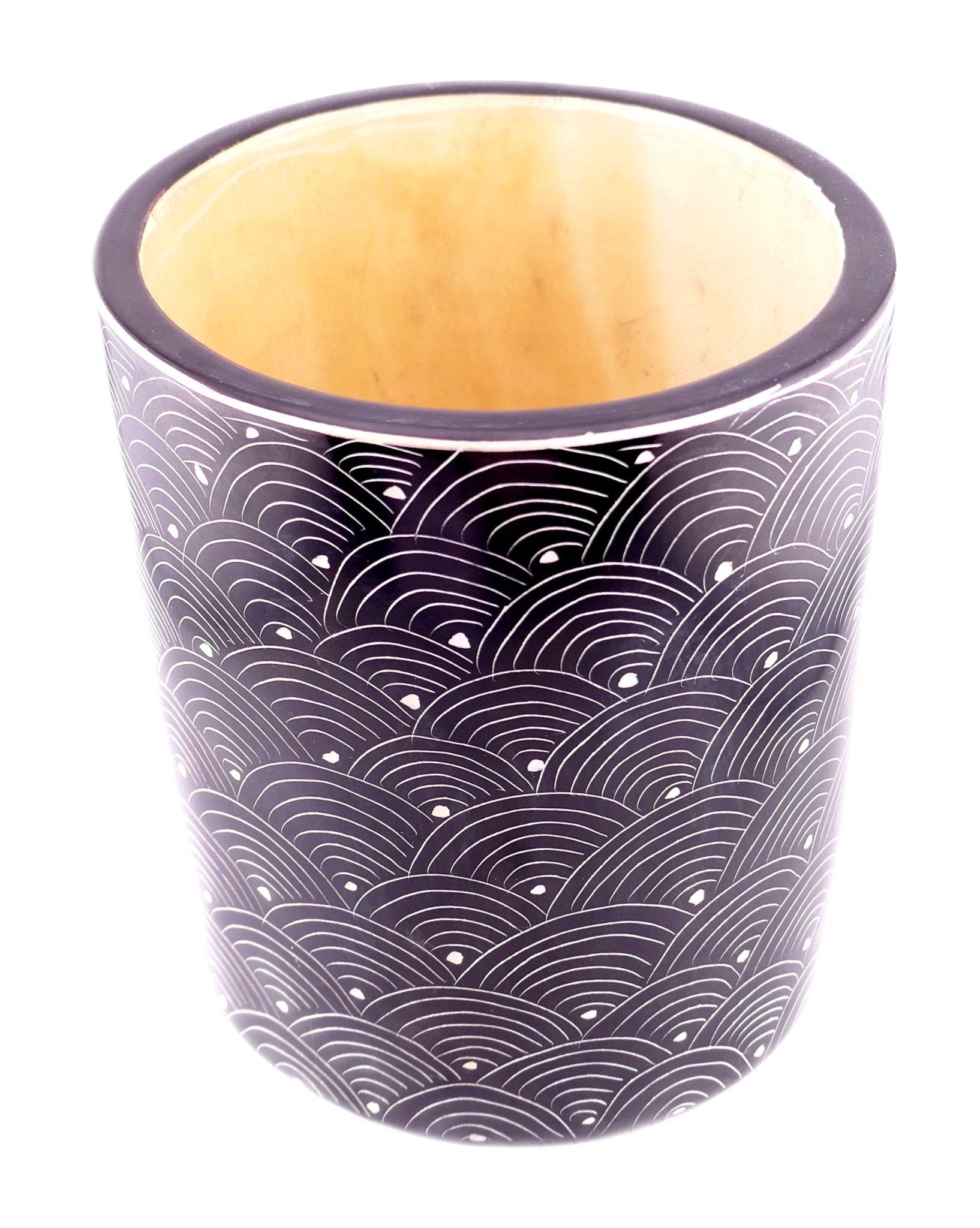 Large Round Stone Storage Pots // Kitchen Storage // Hand made 18cm 3.2 kg // with Storycard // many colours - FriendlyTradingCo