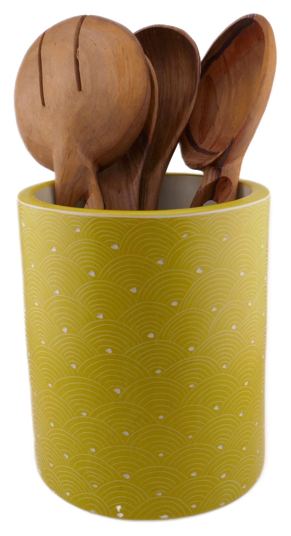 Large Round Stone Storage Pots // Kitchen Storage // Hand made 18cm 3.2 kg // with Storycard // many colours - FriendlyTradingCo