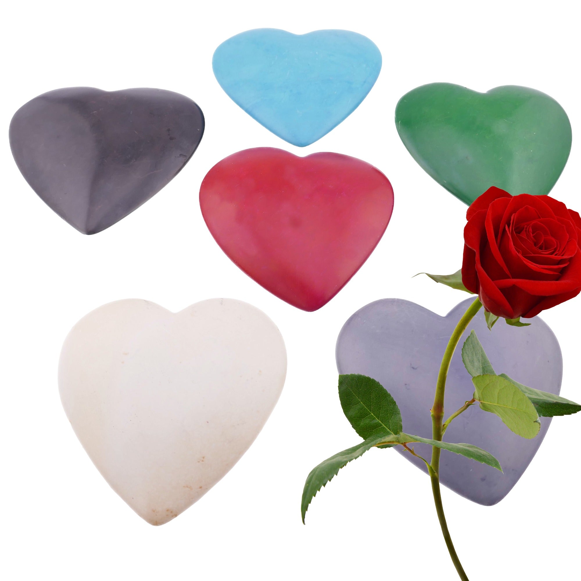 Love Heart Gift Handcrafted Stone 9cm with Storycard - FriendlyTradingCo