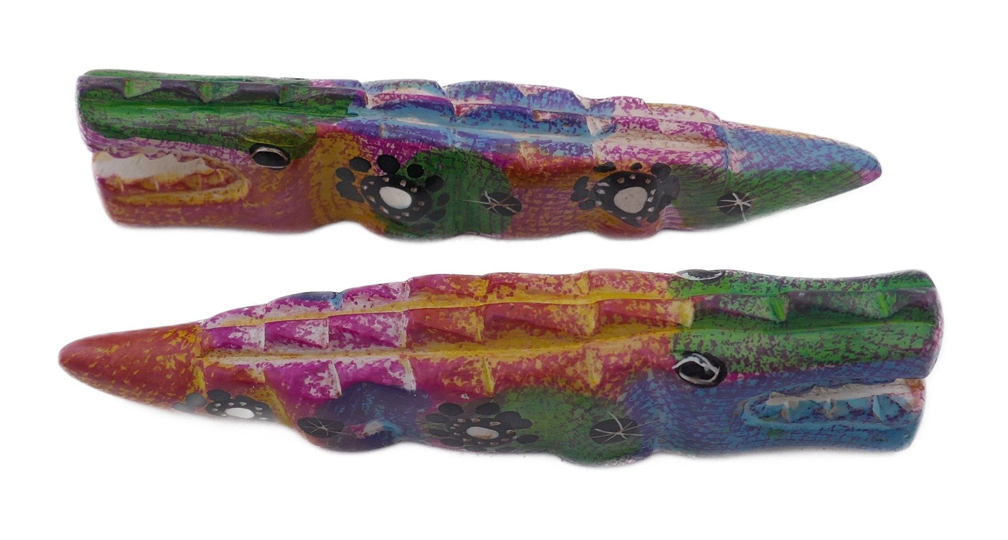 Mini stone Crocodiles // Handmade African Alligators // Healing Animal Totem // 11 cm handcrafted +storycard - FriendlyTradingCo